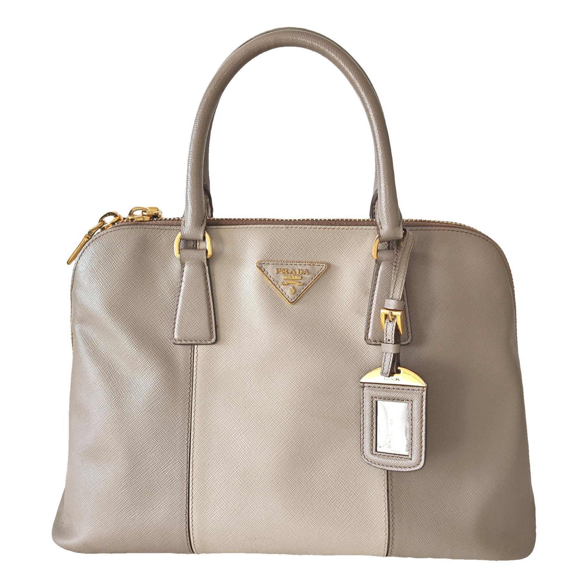 Promenade leather handbag