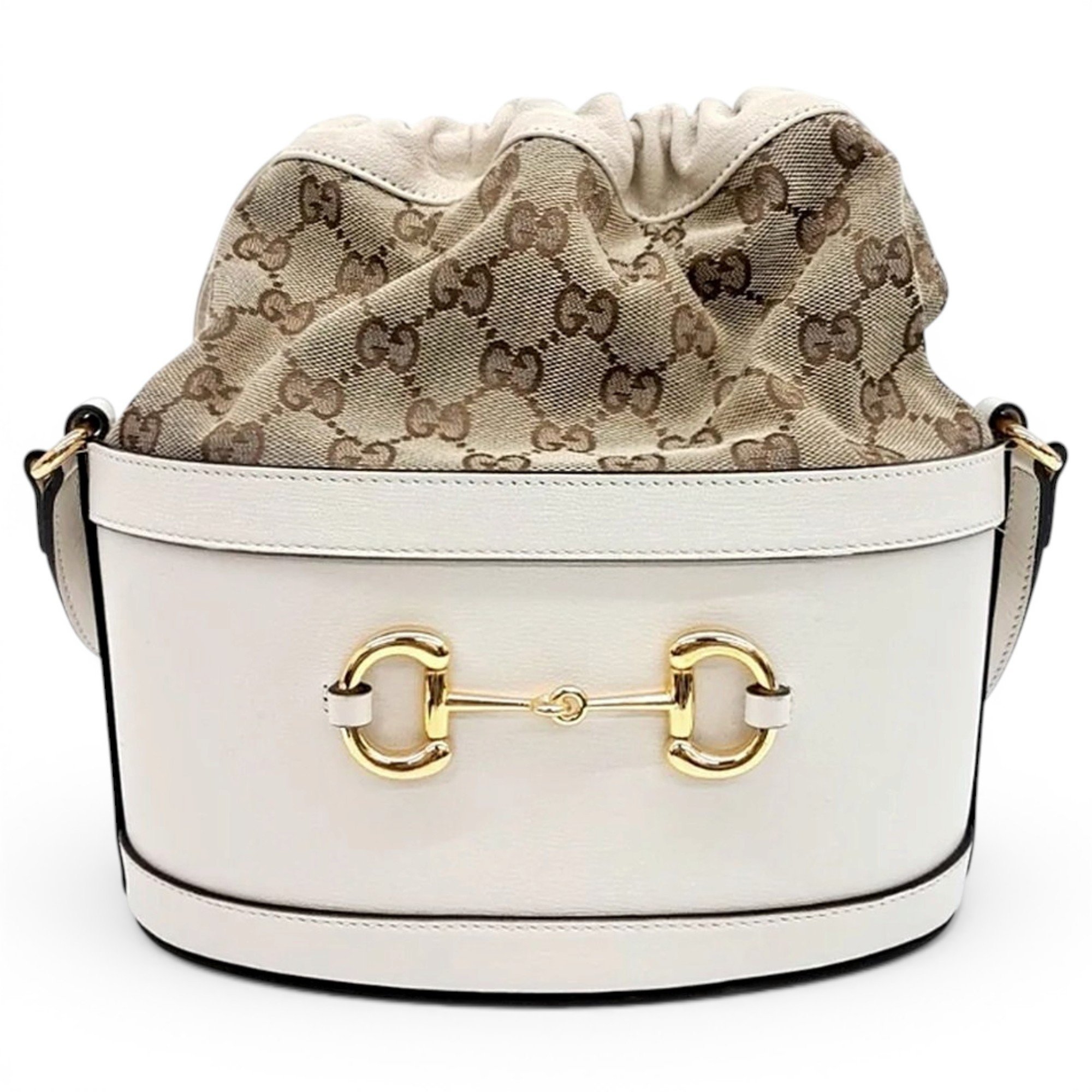 Horsebit 1955 Bucket leather handbag