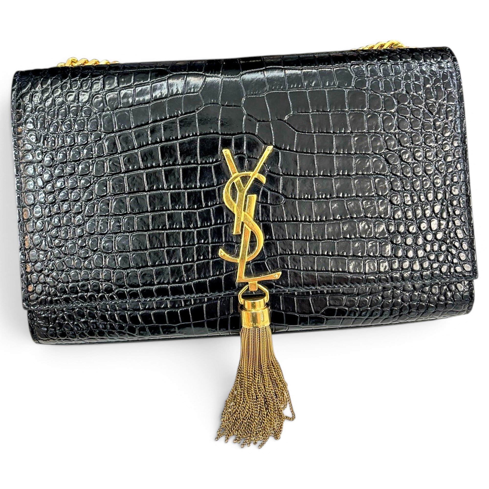 Pompom Kate leather handbag