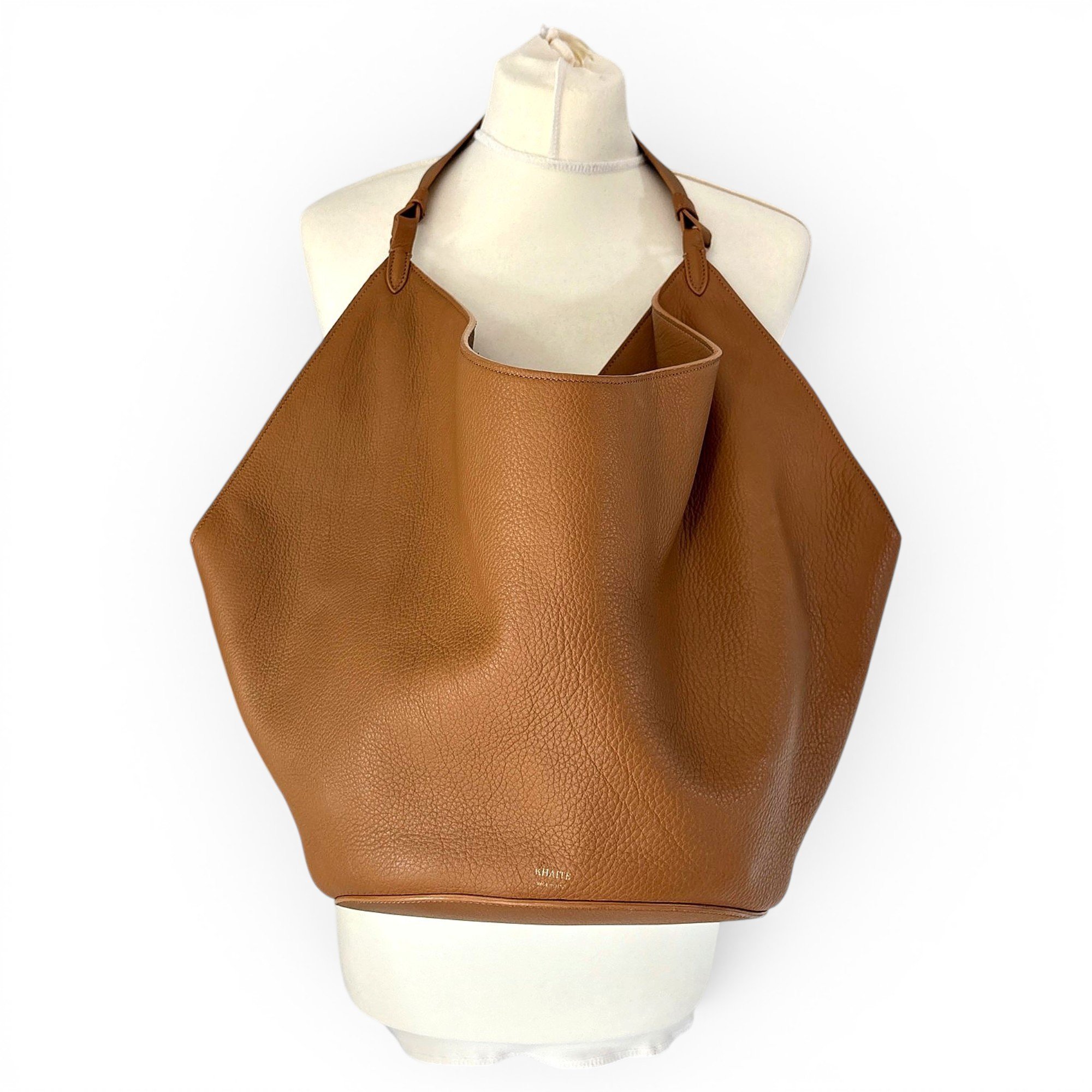 Khaite Lotus leather tote