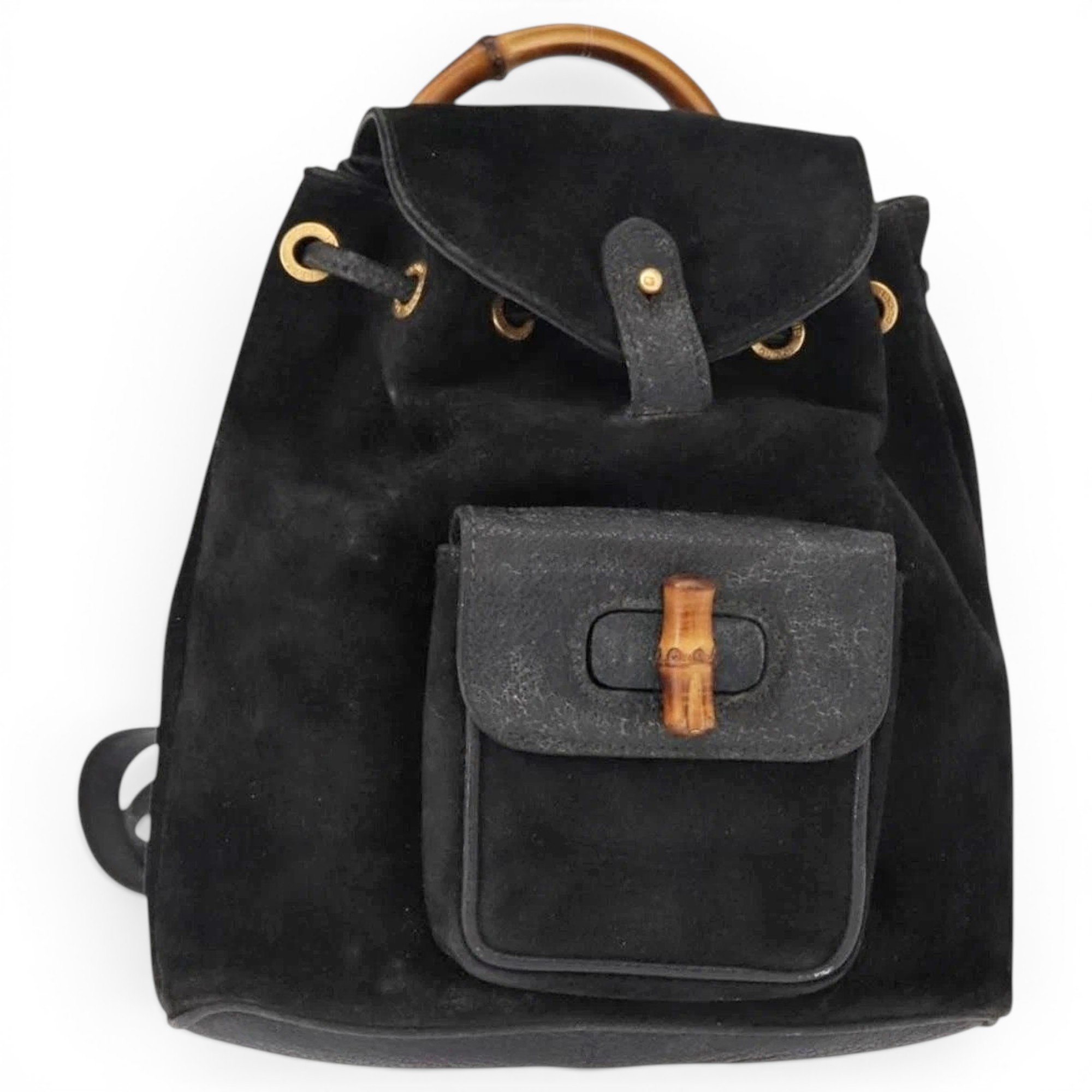 Leather backpack