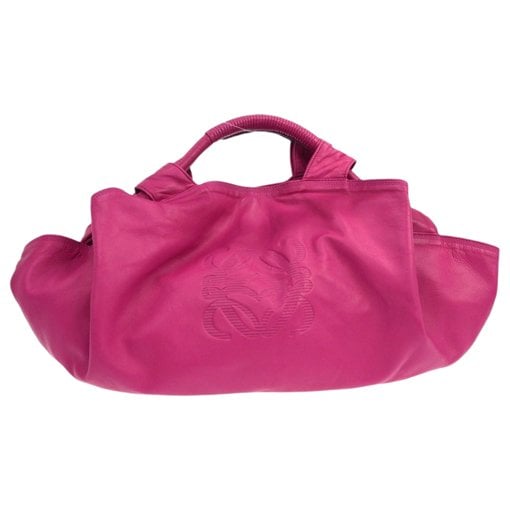 Anagram leather handbag