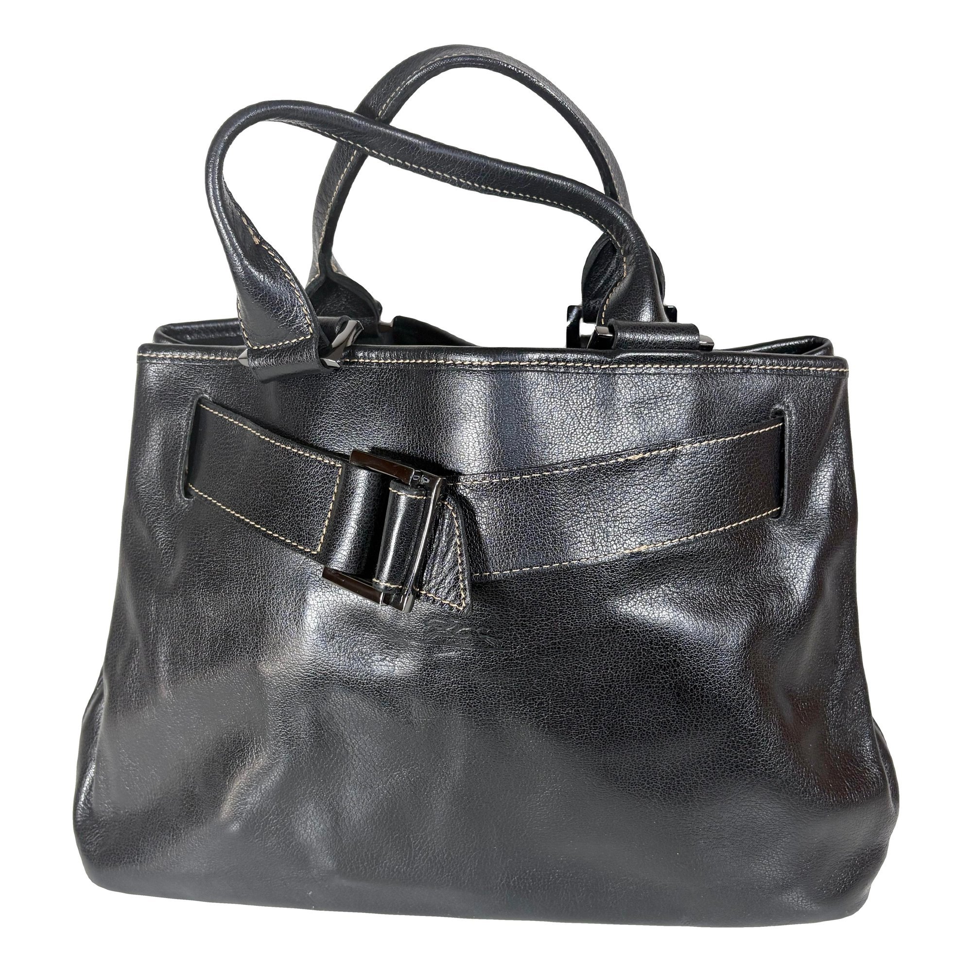 Leather handbag
