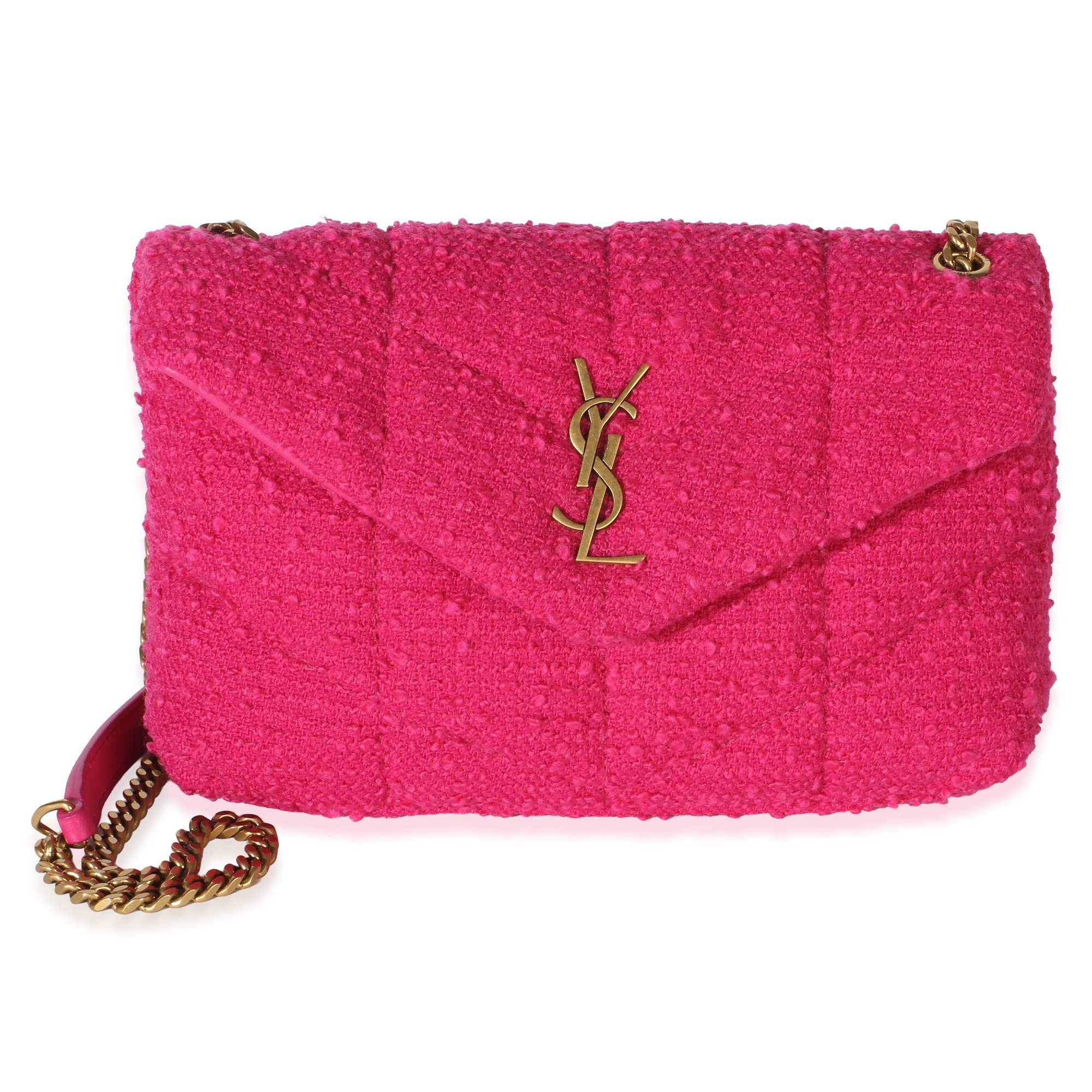 Loulou Puffer tweed handbag