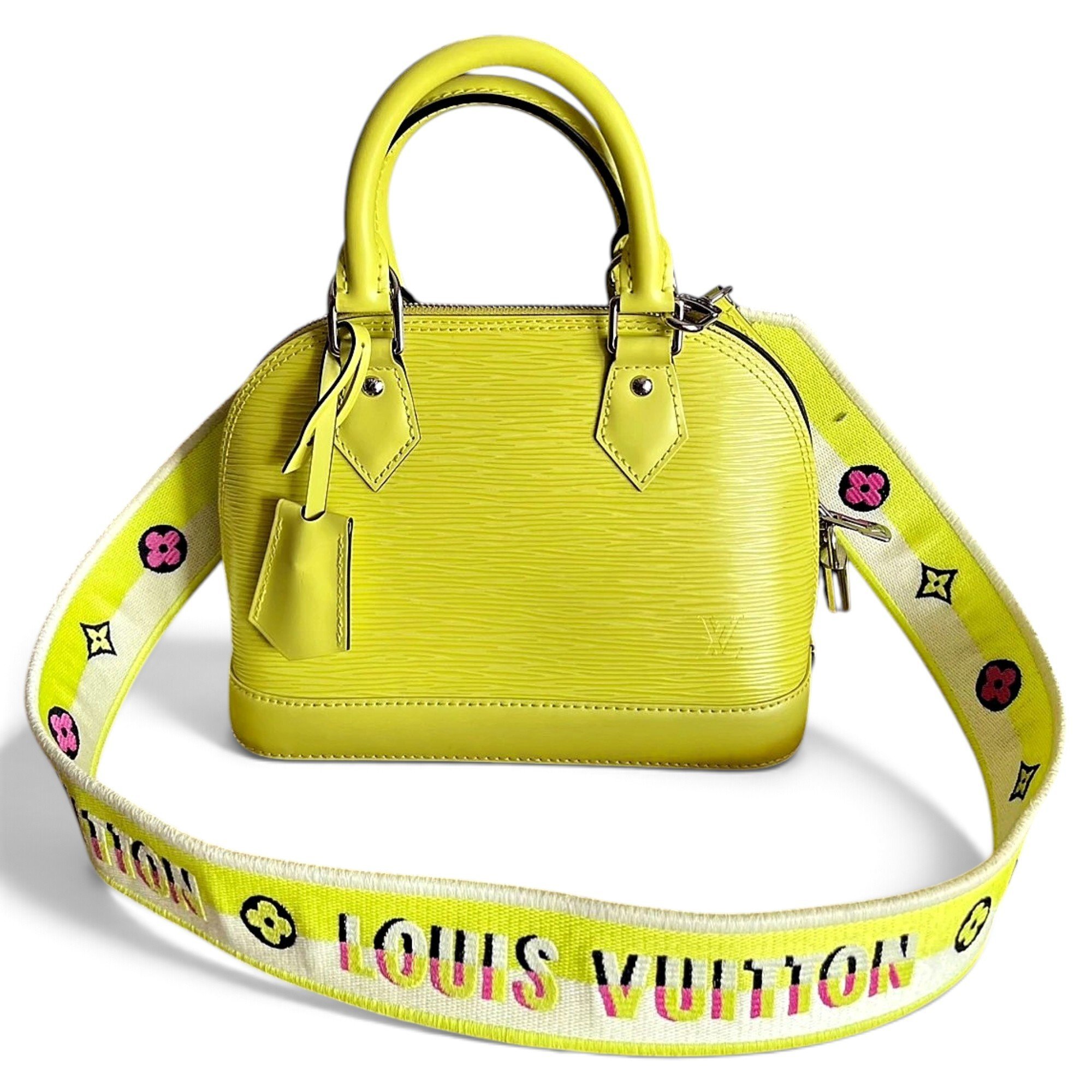 Louis Vuitton Alma BB leather handbag
