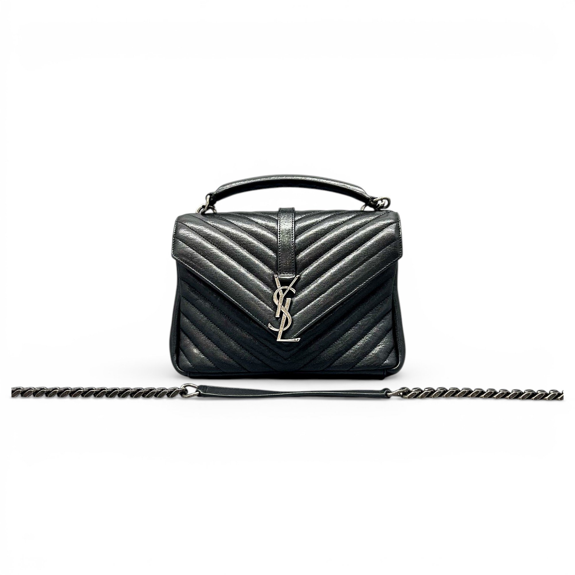 Collége monogramme leather handbag