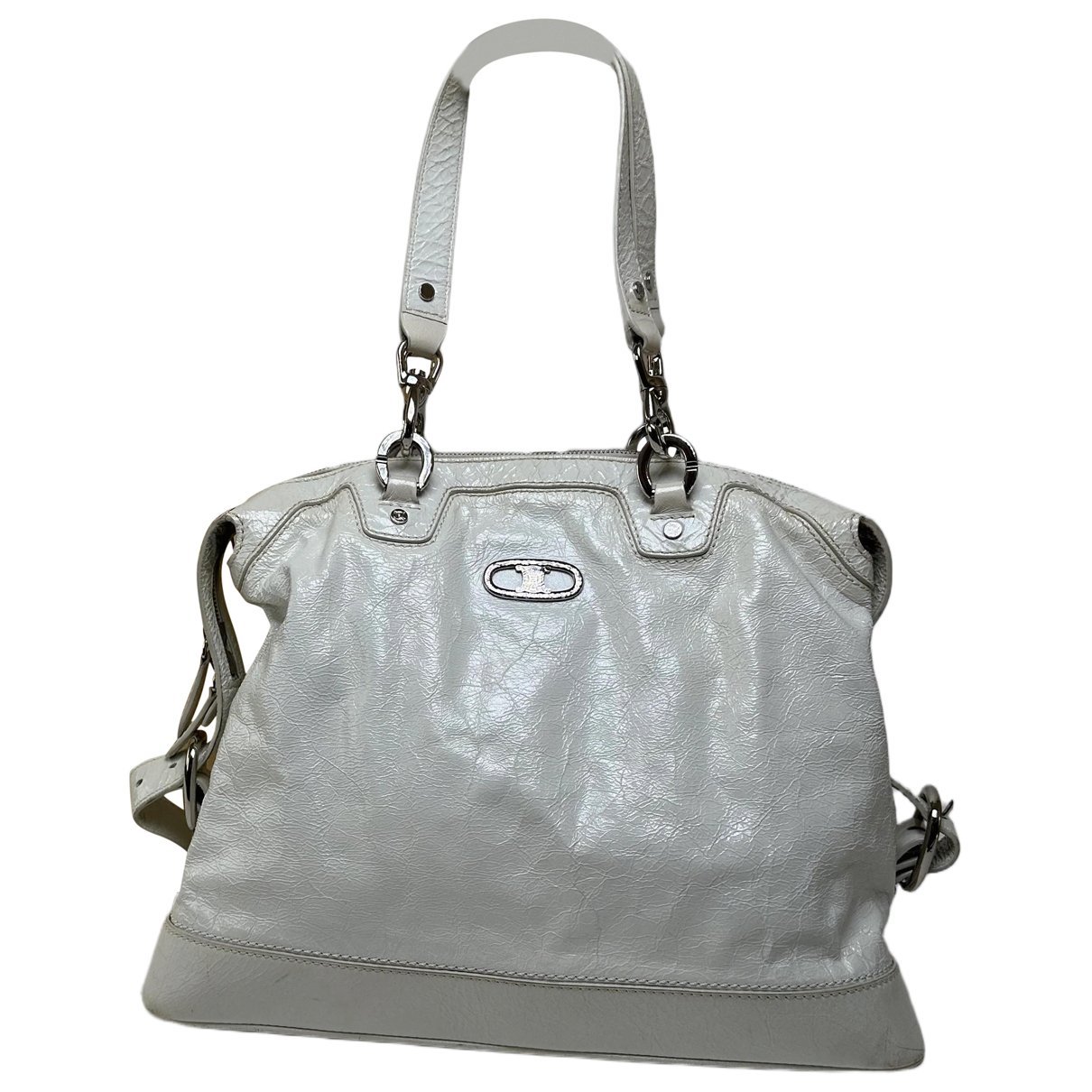 Triomphe leather handbag