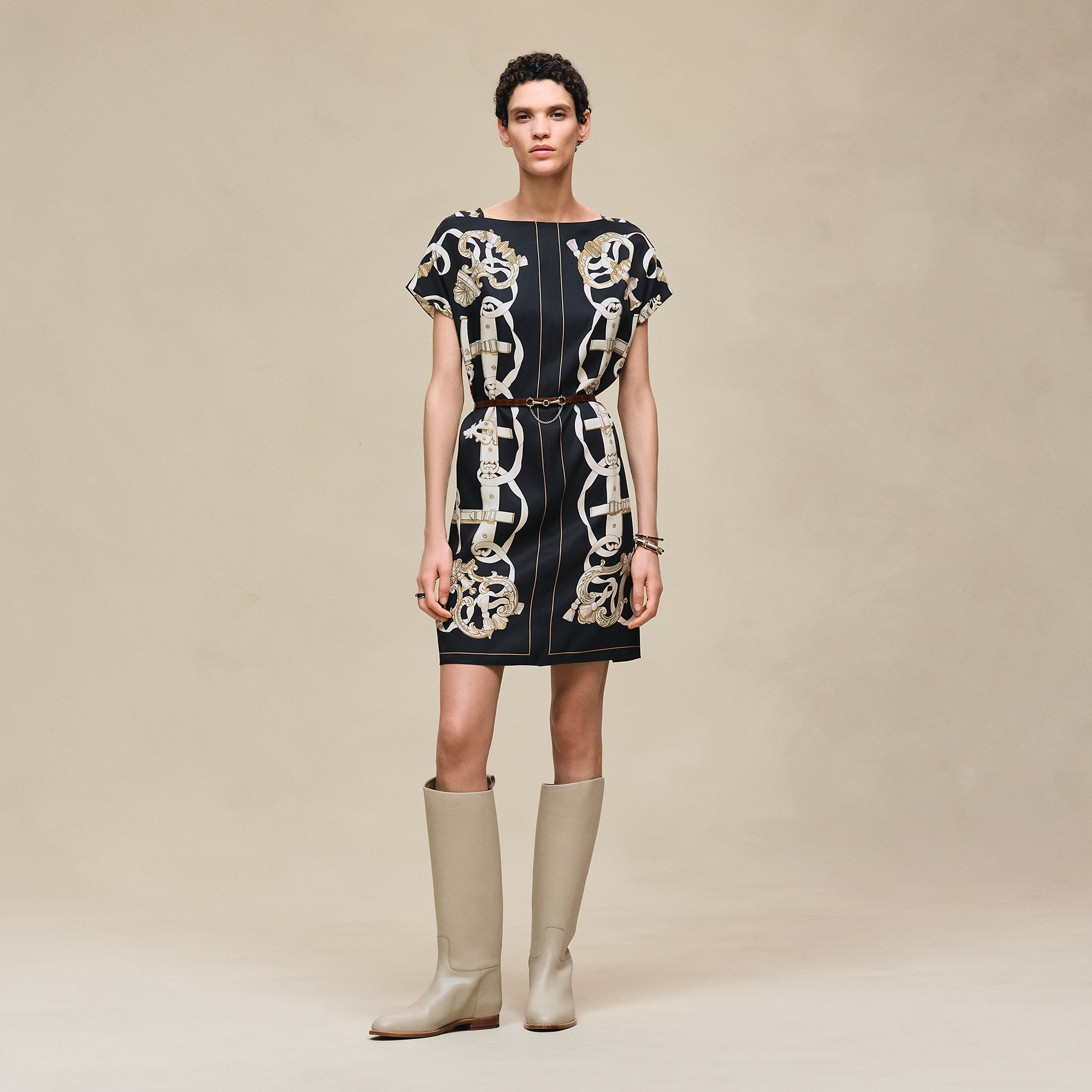 "Ferronnerie Remix" tunic
