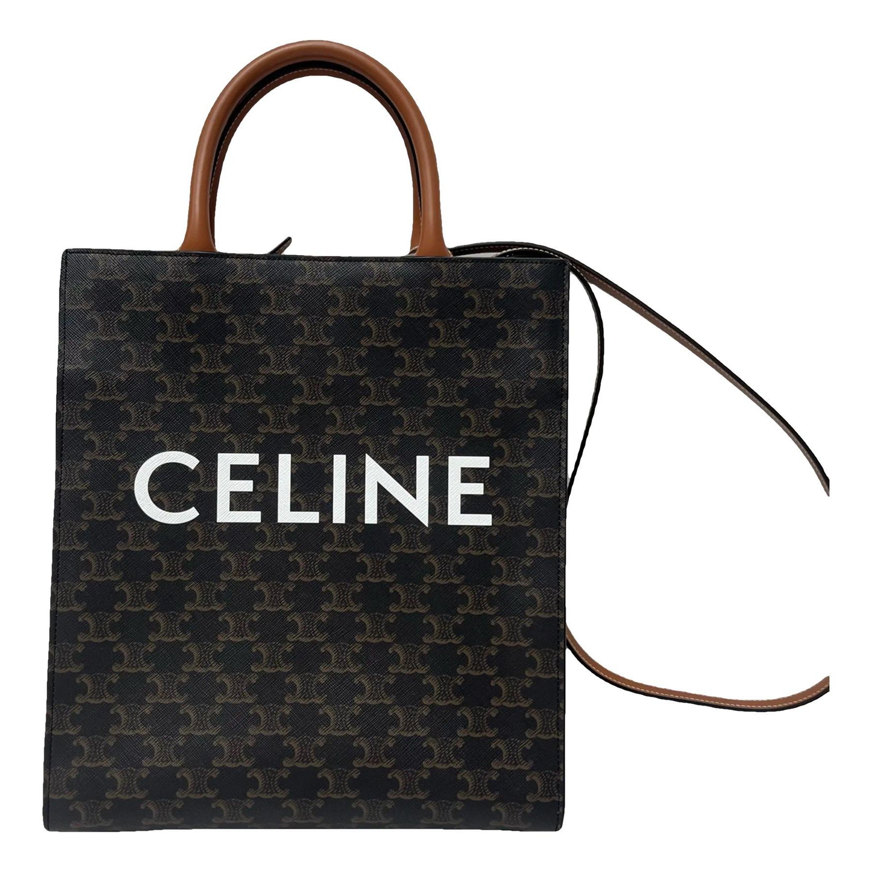 Cabas Vertical vinyl tote