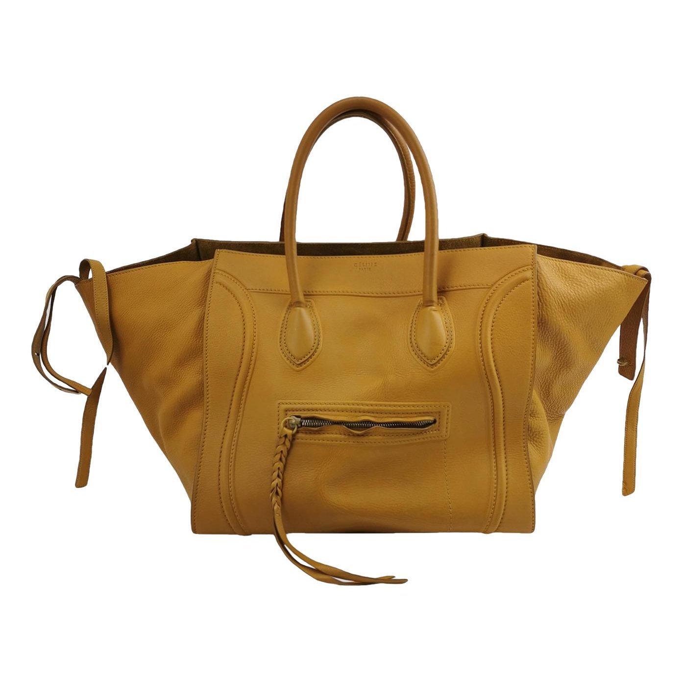 Luggage leather handbag