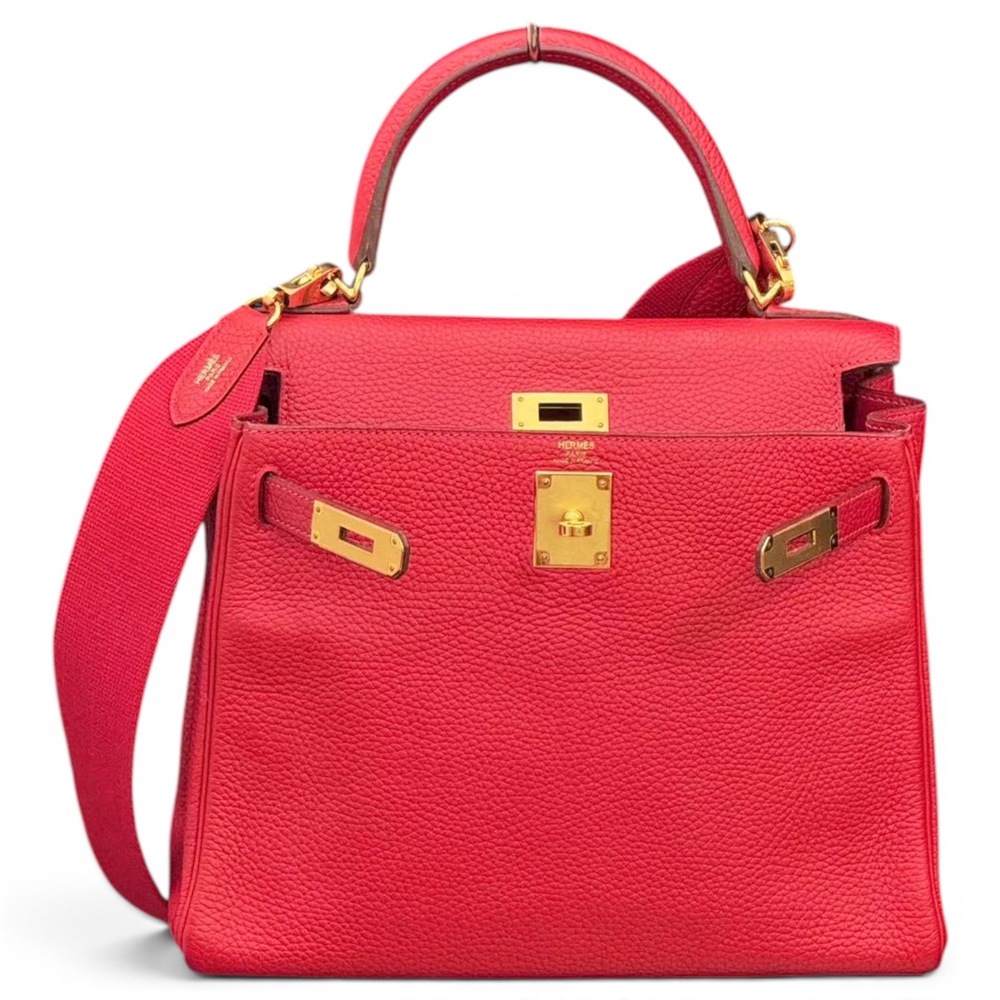 Kelly 28 leather handbag