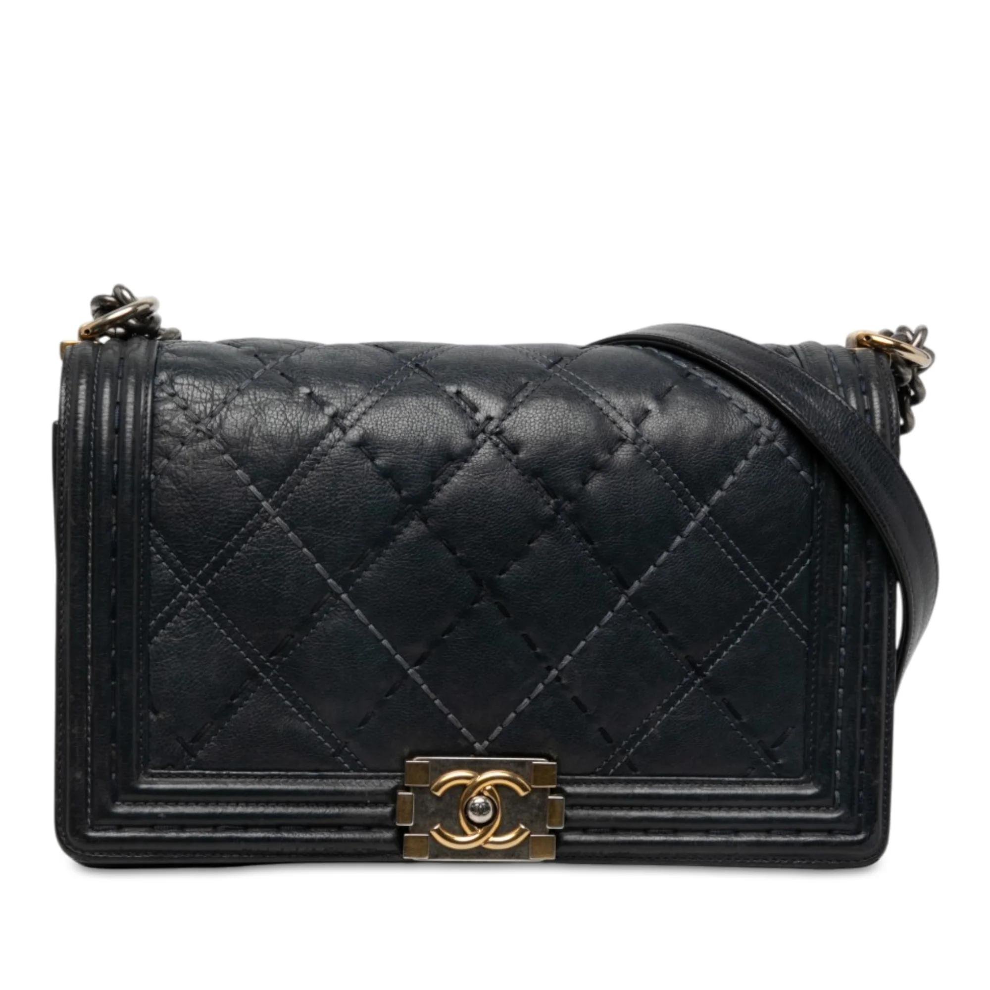 Boy pony-style calfskin handbag