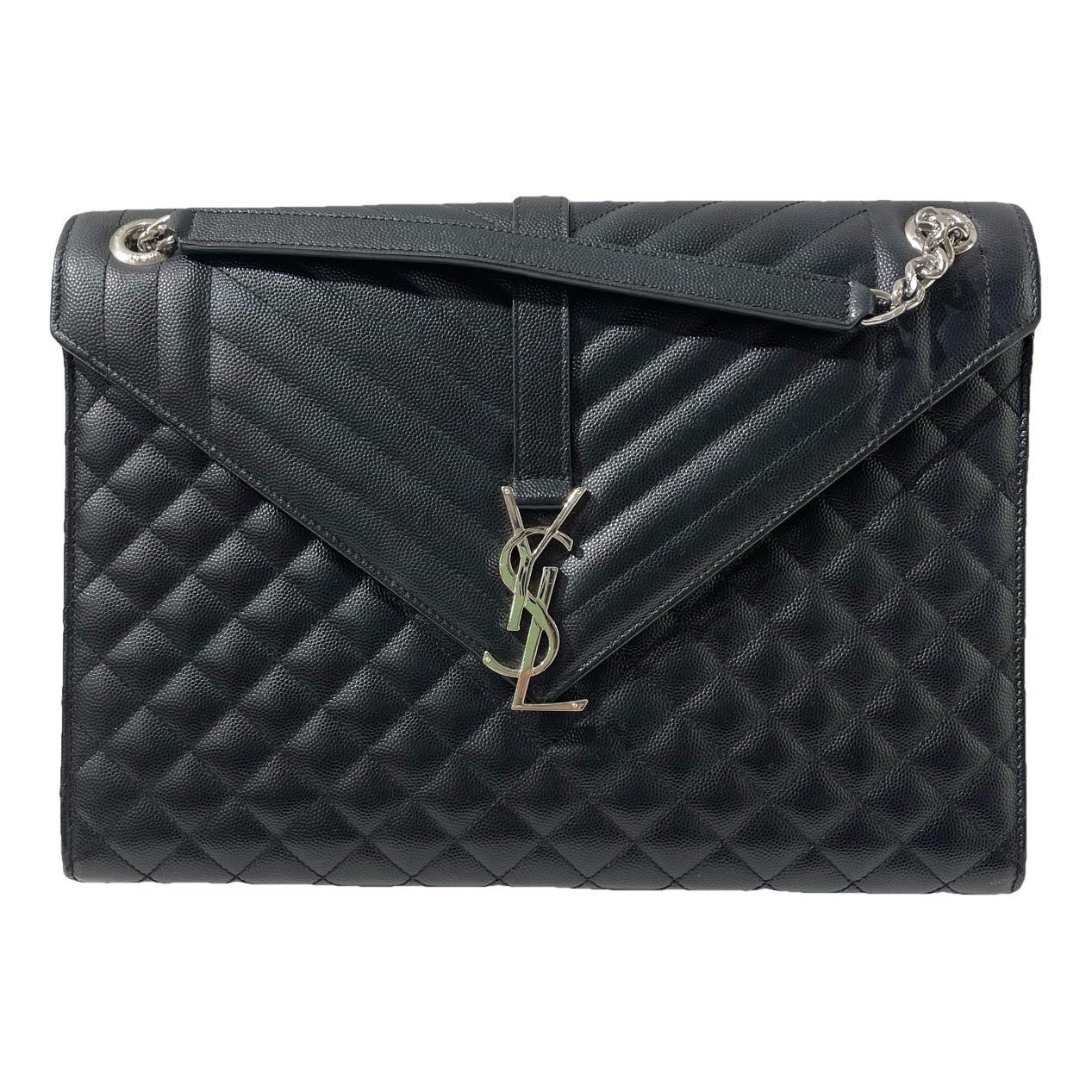 Envelope leather crossbody bag
