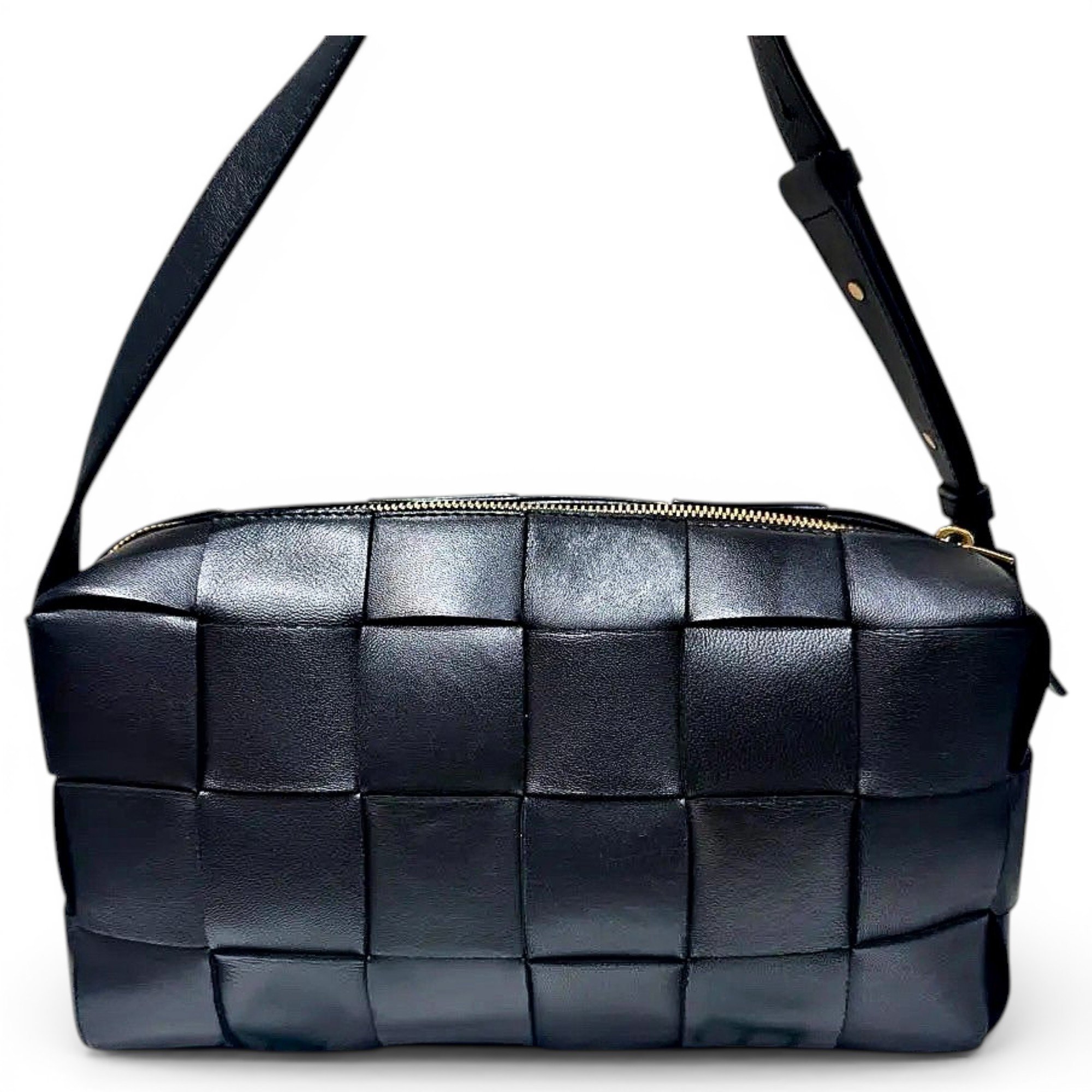 Brick Cassette leather handbag