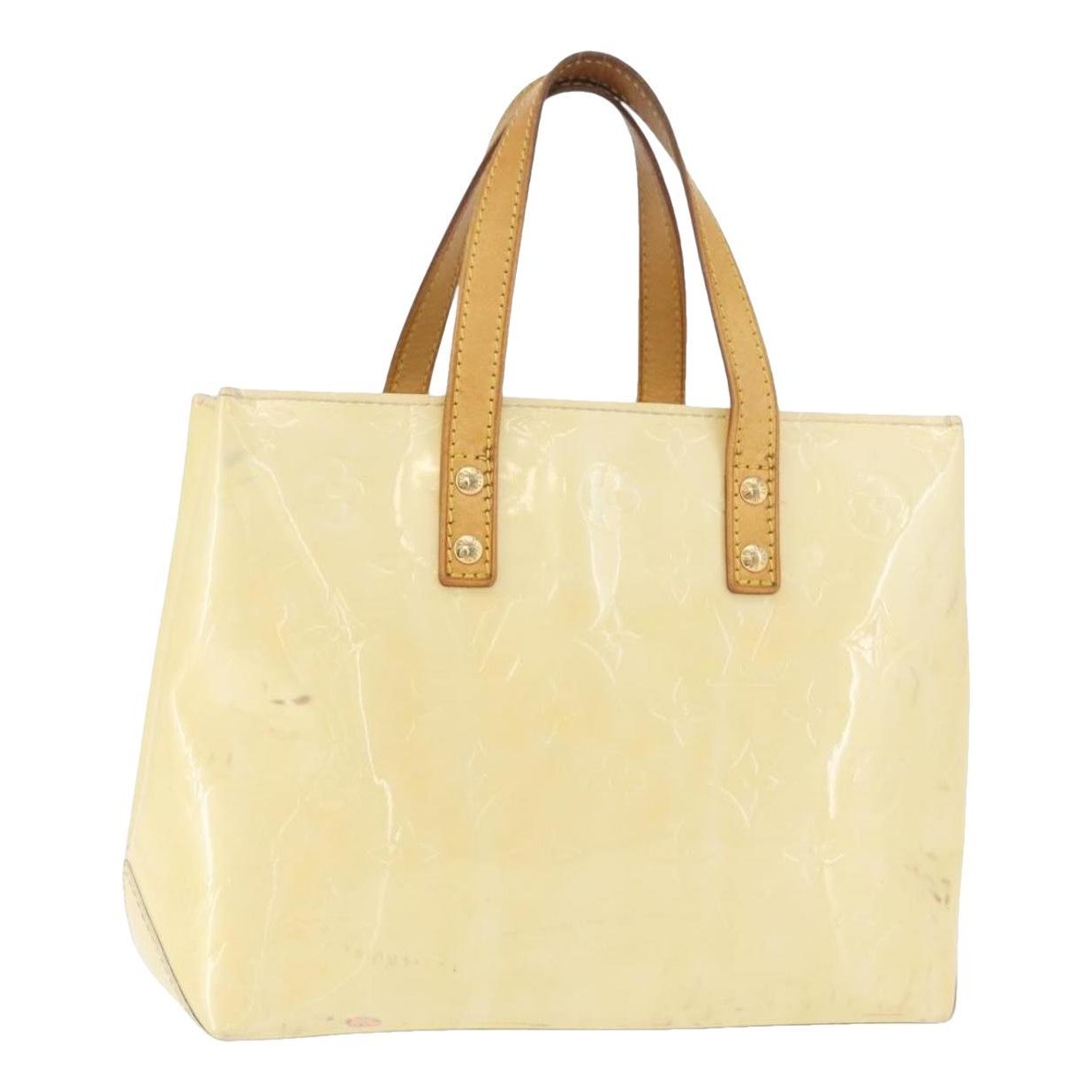 Reade patent leather handbag