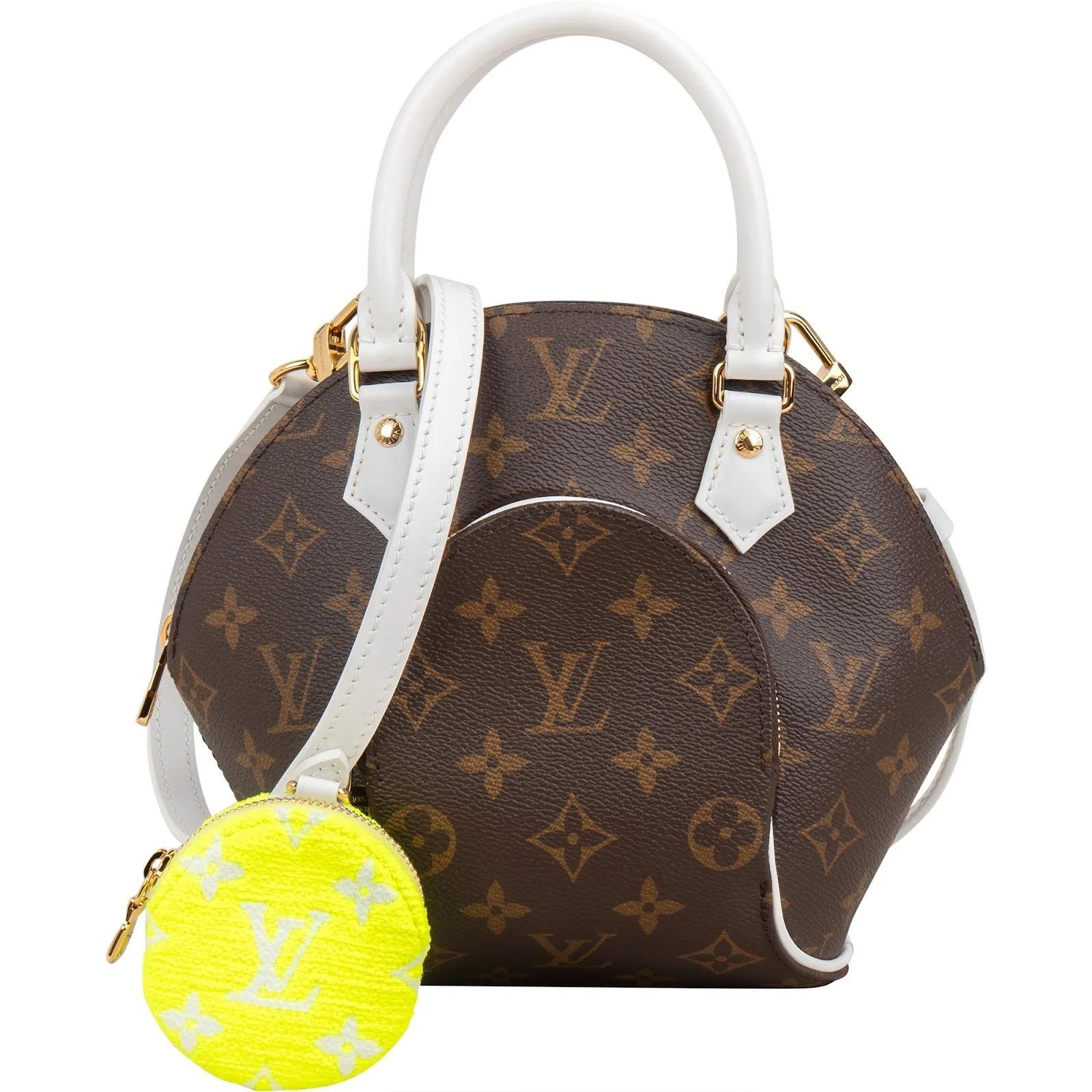 Ellipse leather handbag