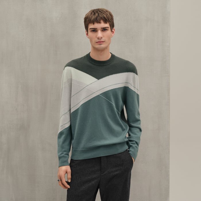 Céladon "Casaque" Crewneck Sweater