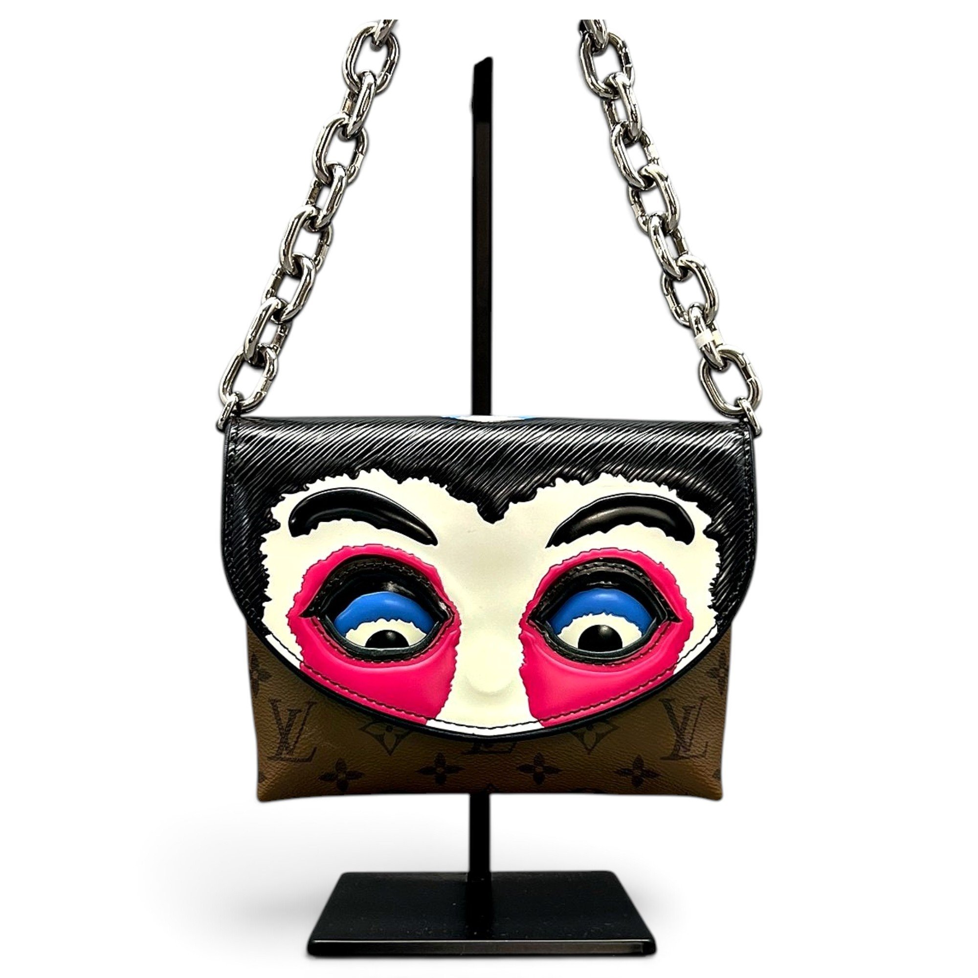 Kabuki leather handbag