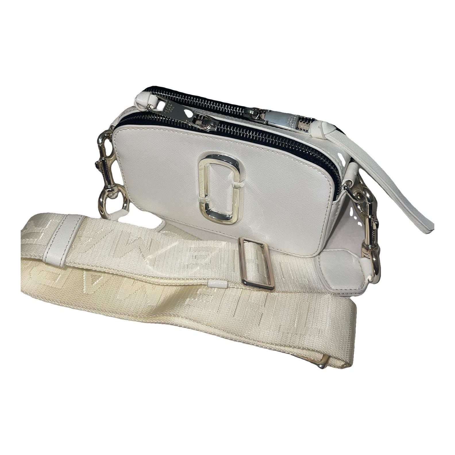 Snapshot vegan leather crossbody bag