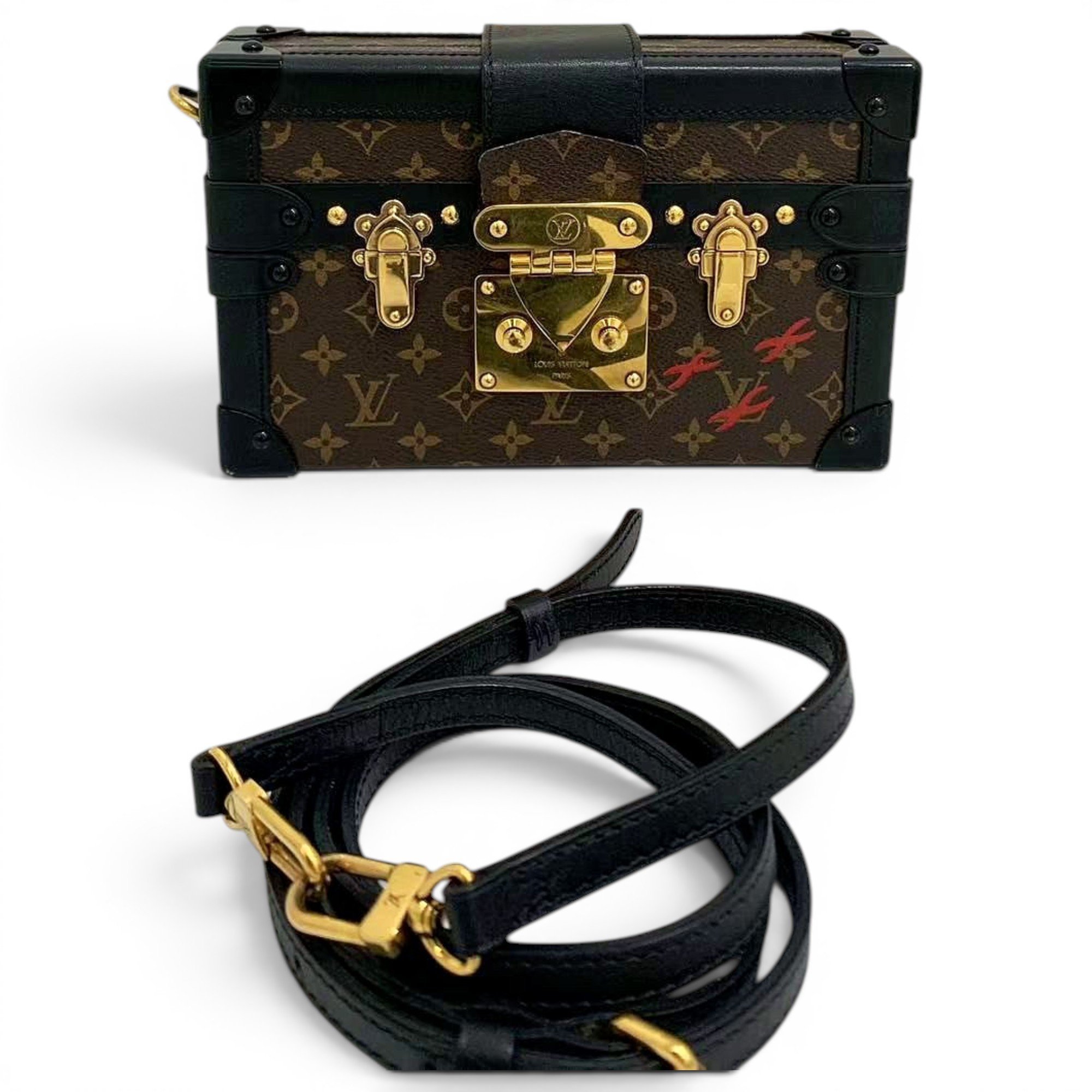 Louis Vuitton Petite Malle Souple leather handbag