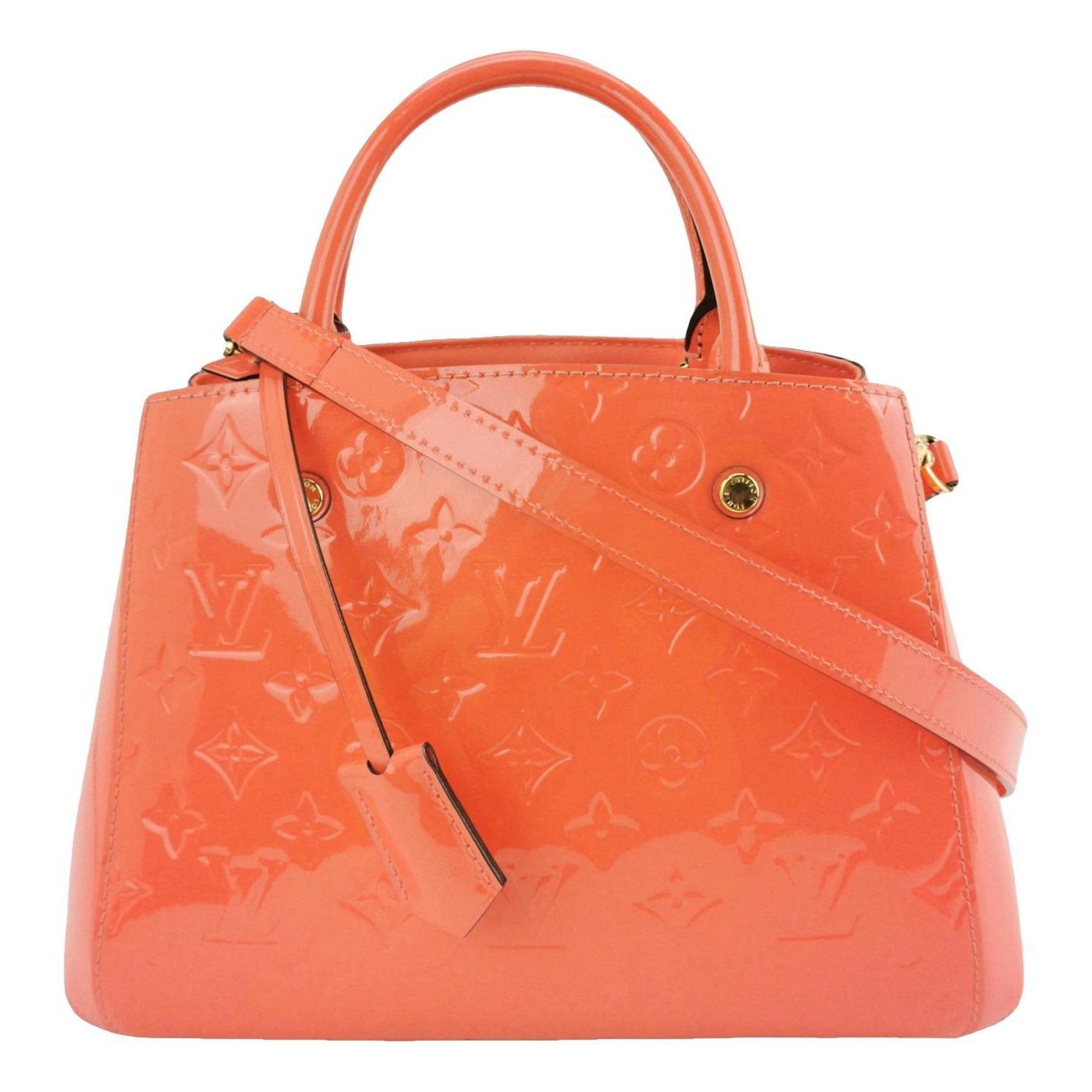 Montaigne patent leather handbag