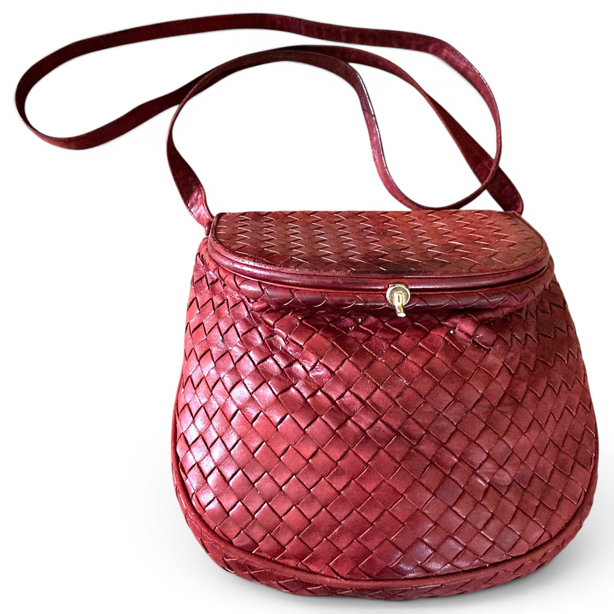 Leather crossbody bag