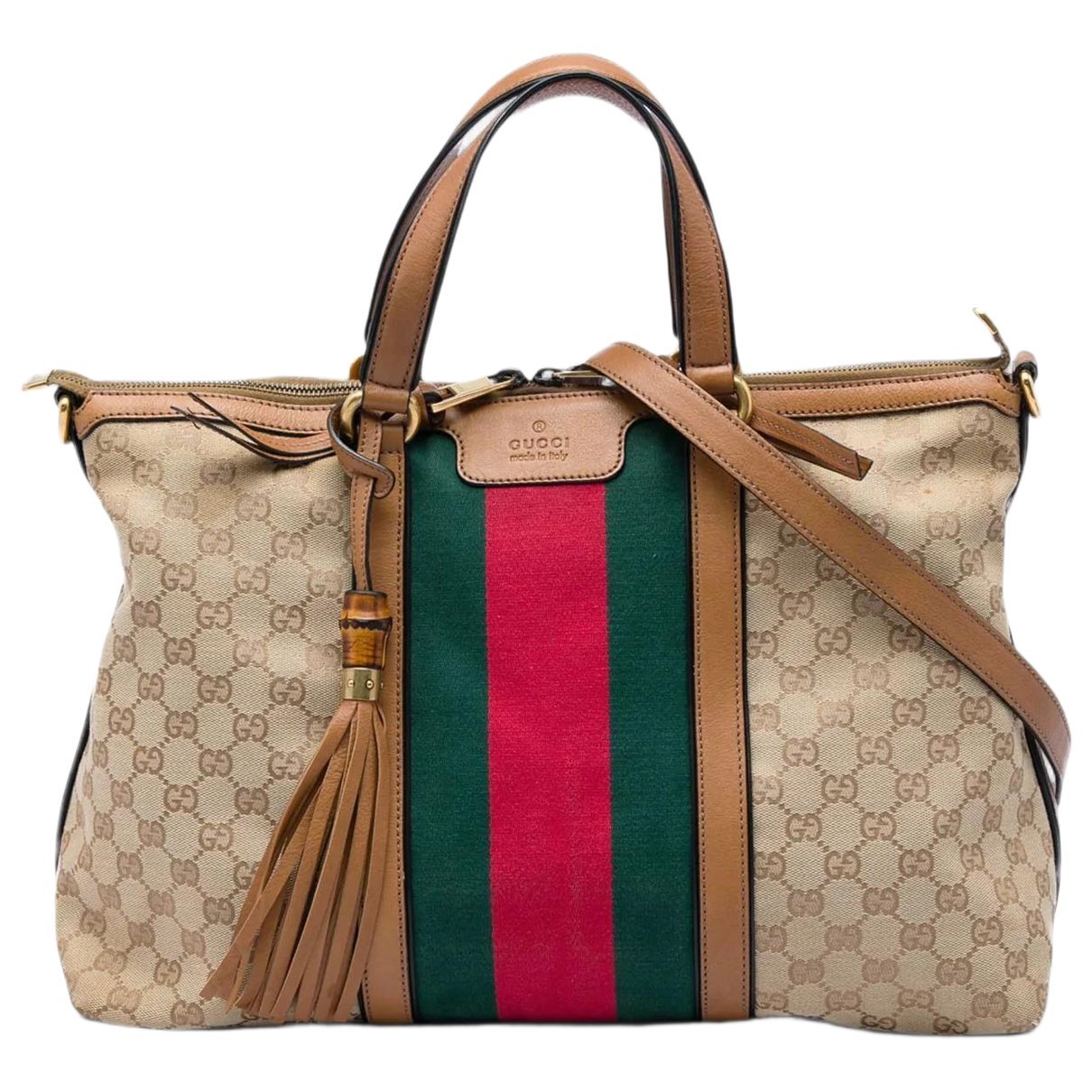 Gucci B cloth handbag