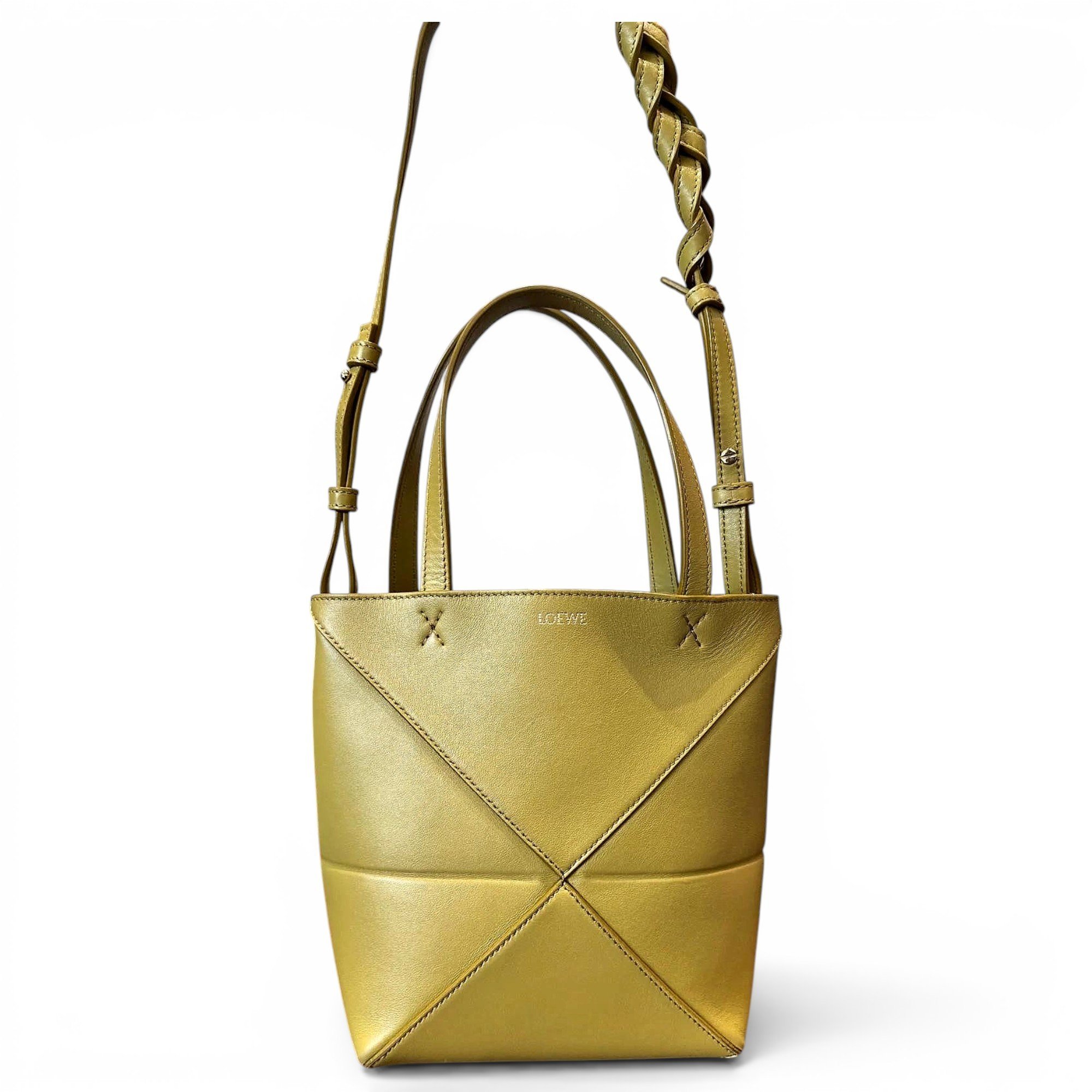 Leather tote