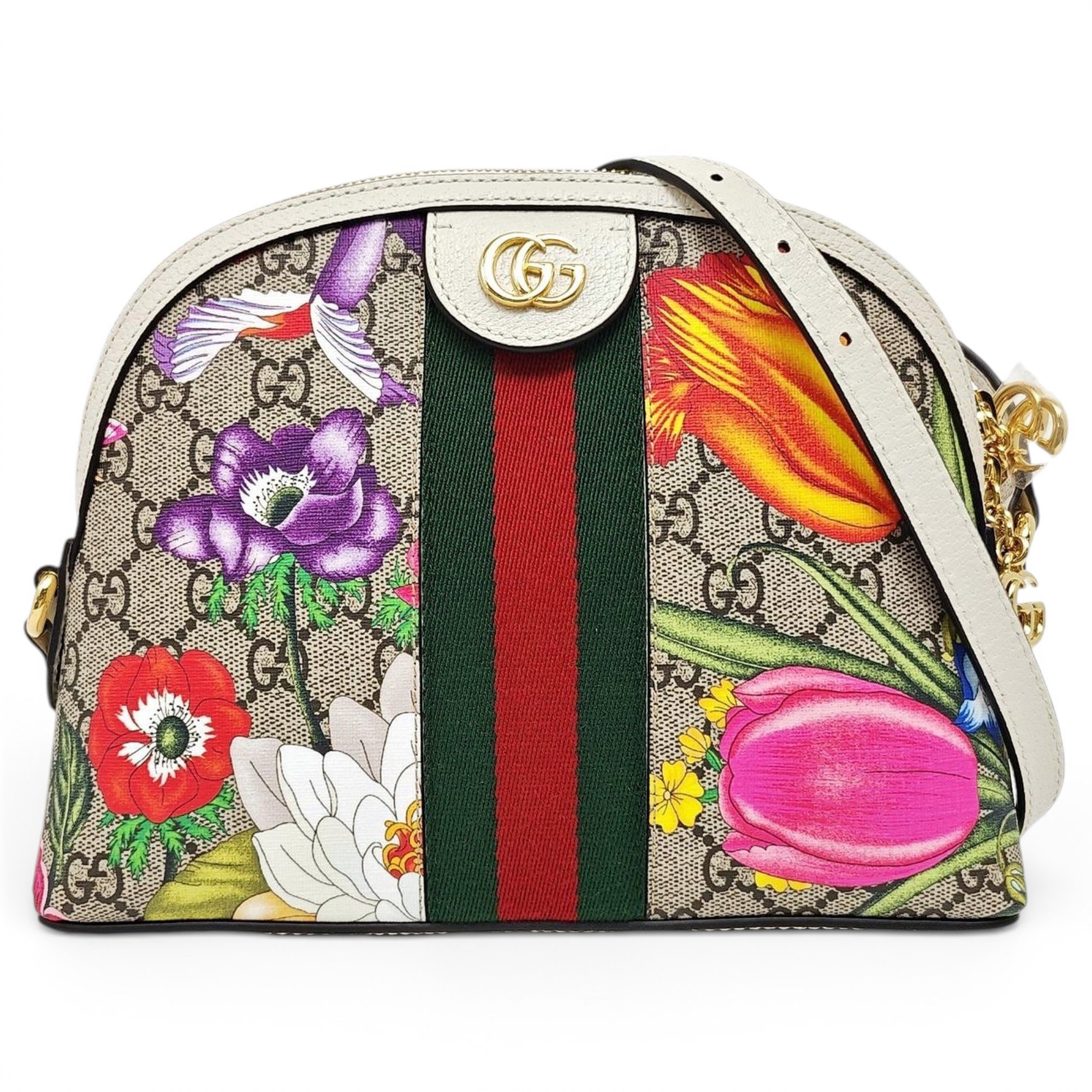 Ophidia Dome cloth handbag