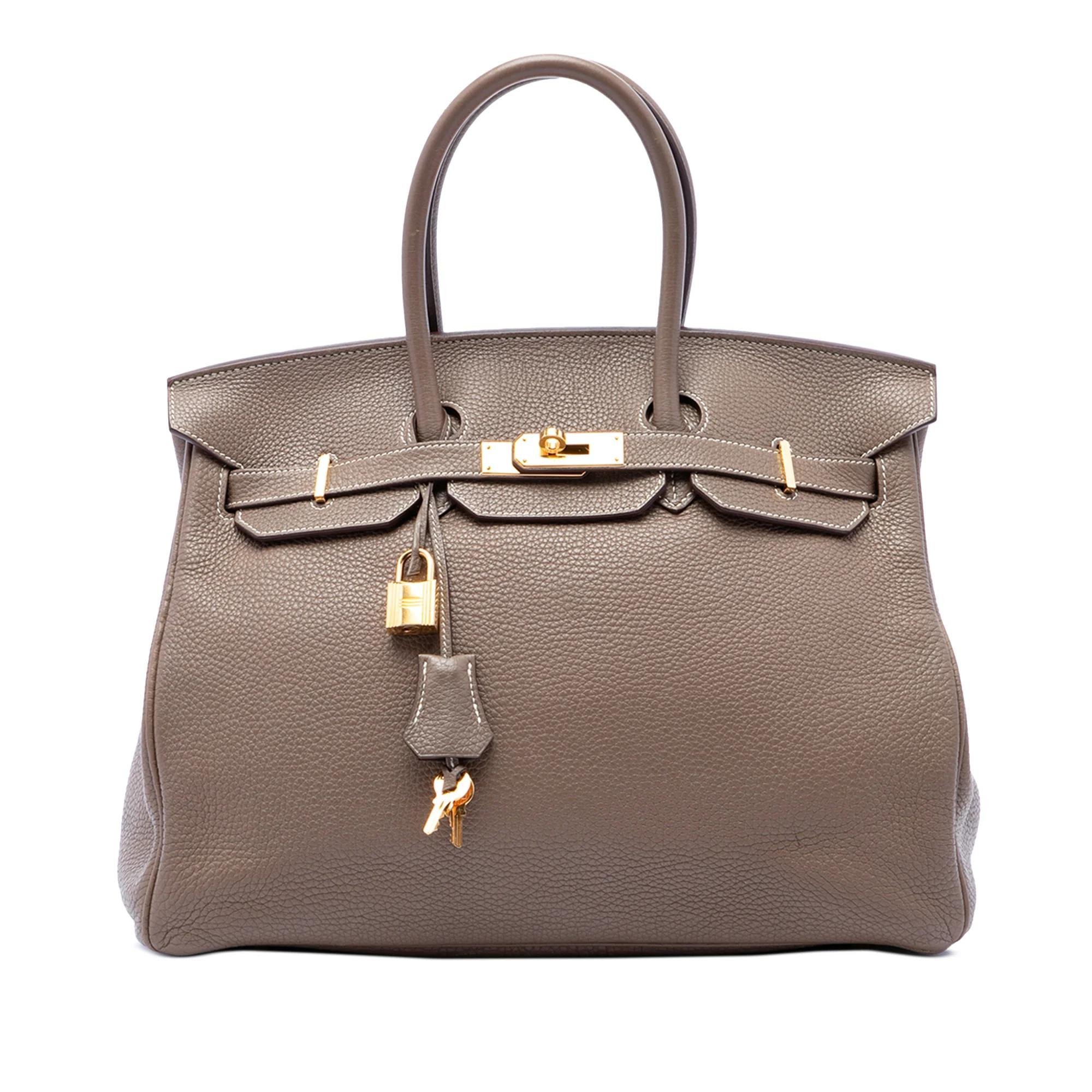 Birkin Shoulder pony-style calfskin handbag