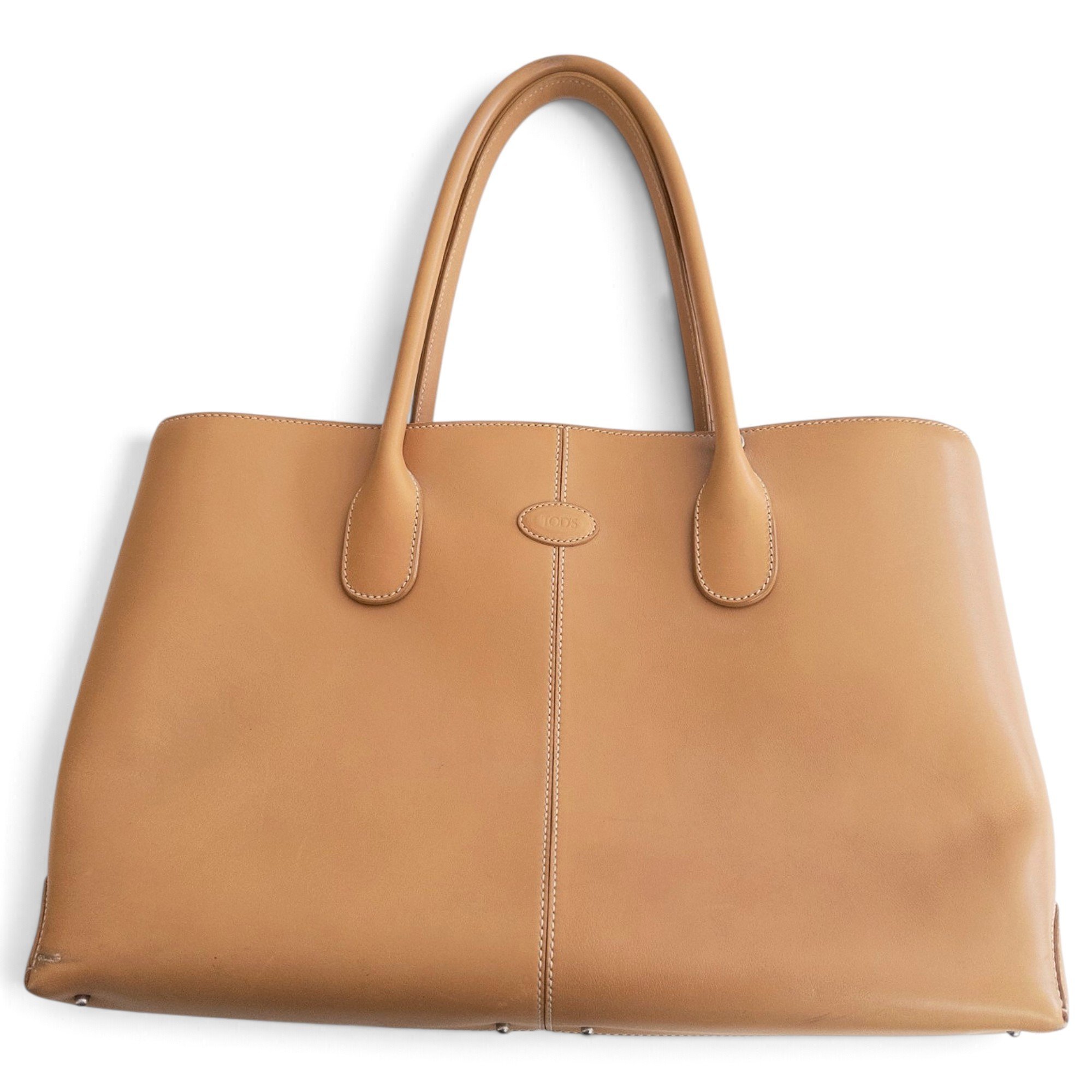 D Bag leather tote