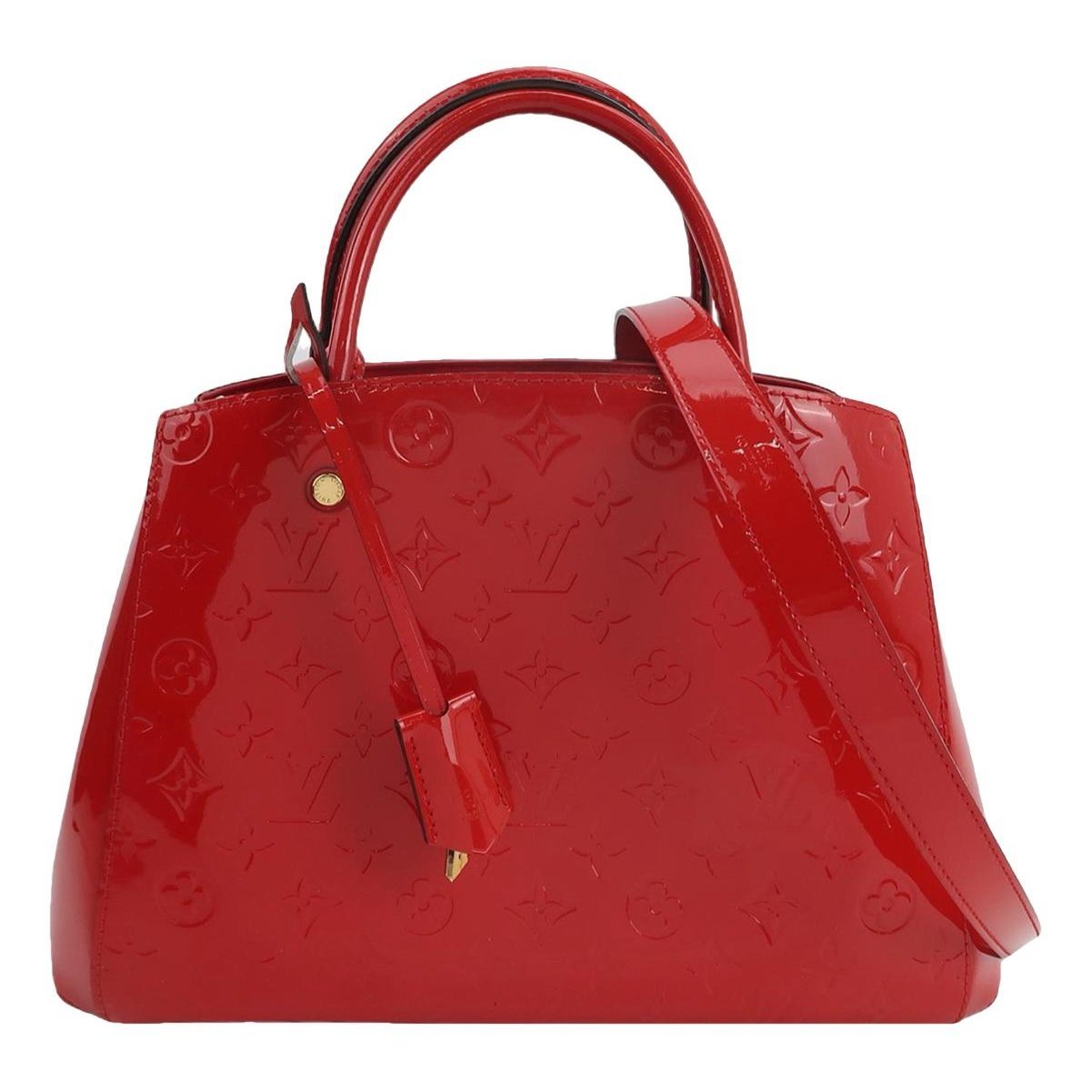 Montaigne patent leather handbag