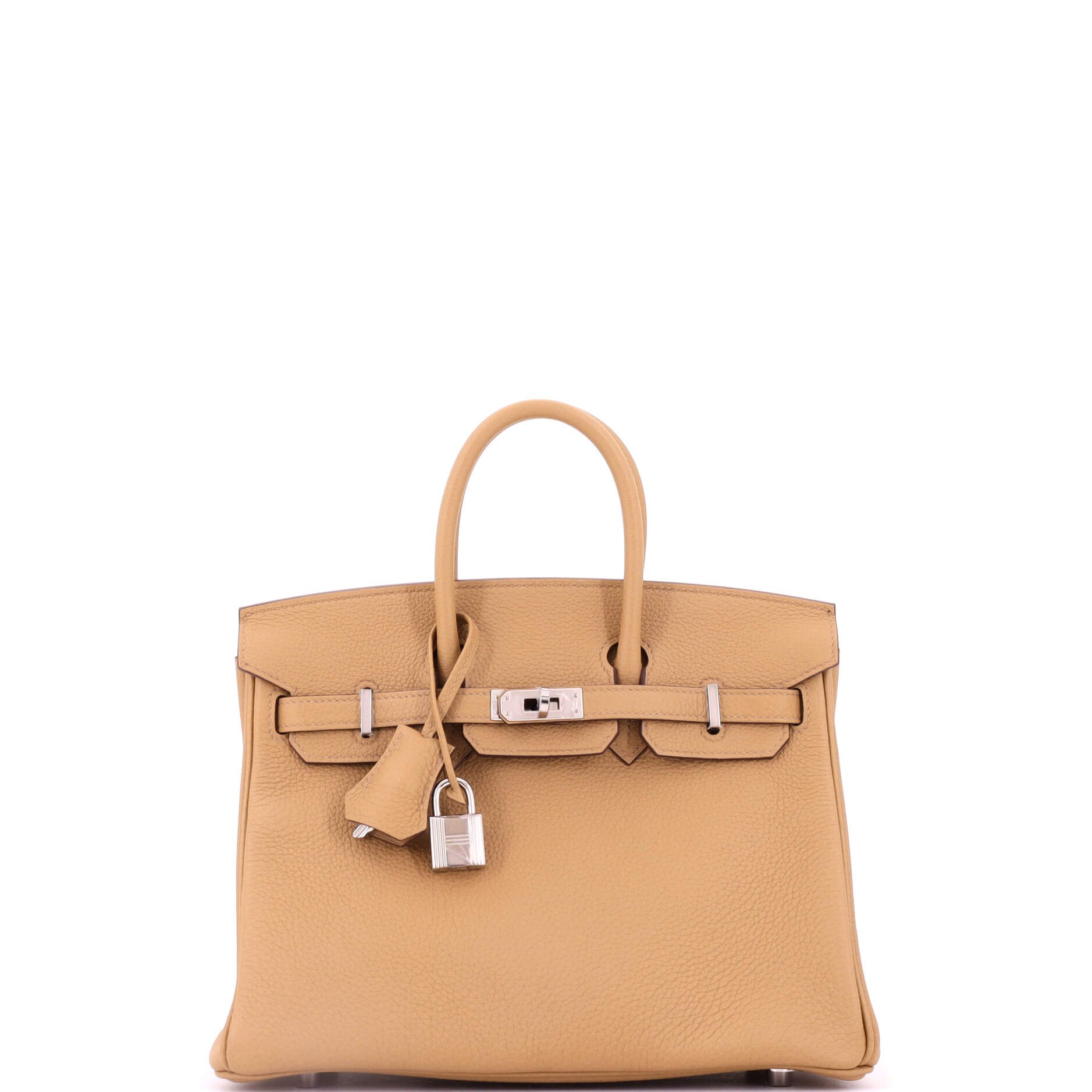 Birkin Handbag Biscuit Togo with Palladium Hardware 25