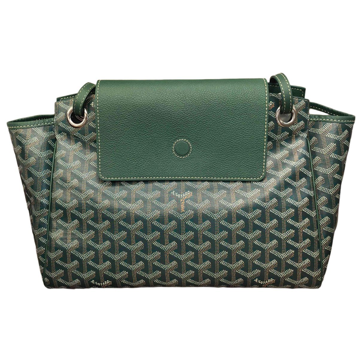 Rouette leather handbag