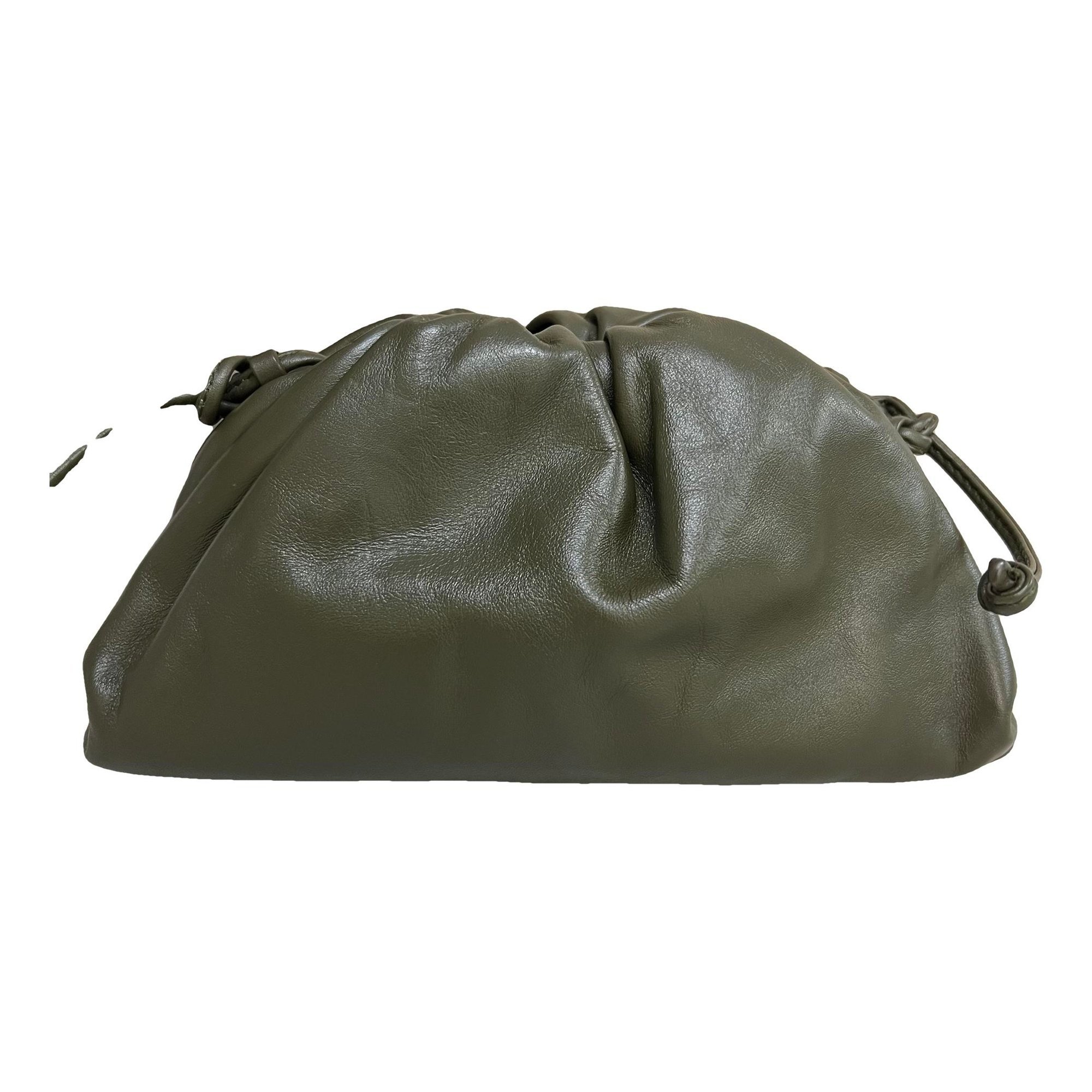 Pouch leather handbag