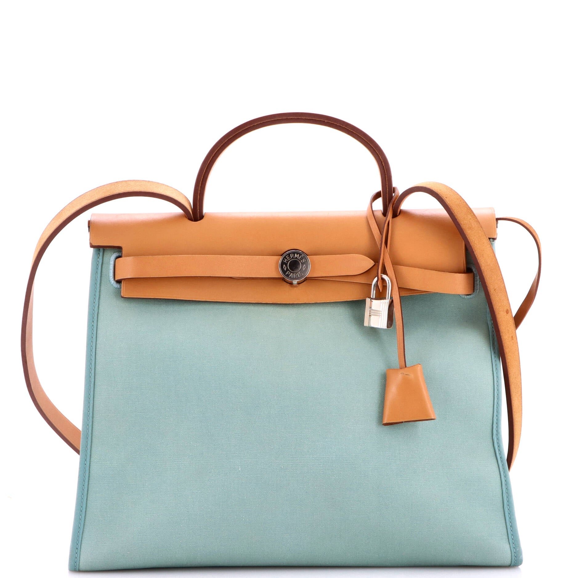 Herbag Zip Leather and Toile 31