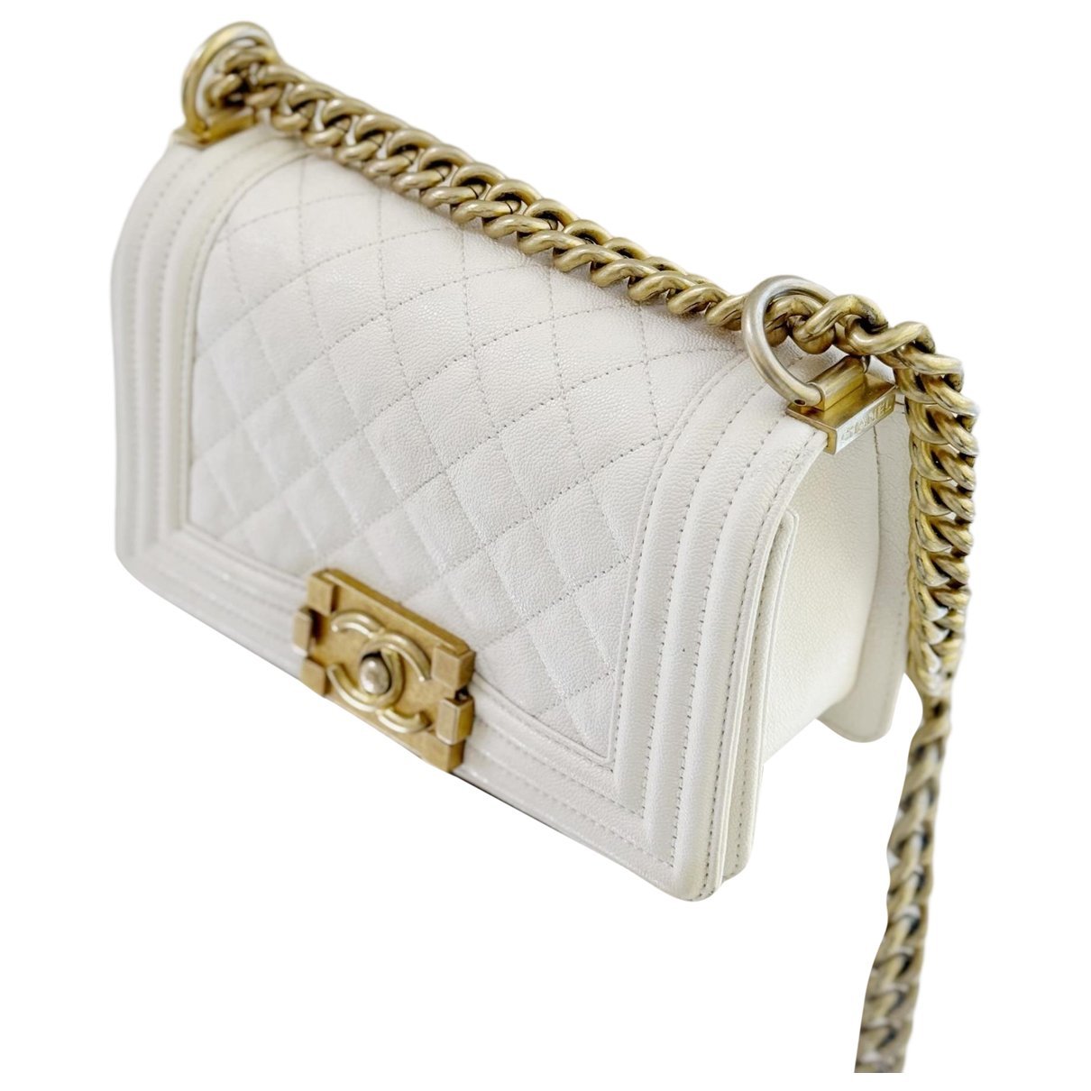 Boy leather crossbody bag