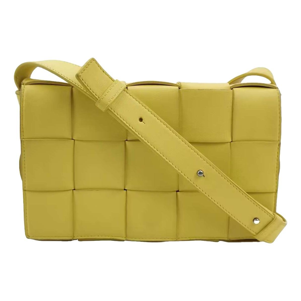 Cassette leather handbag