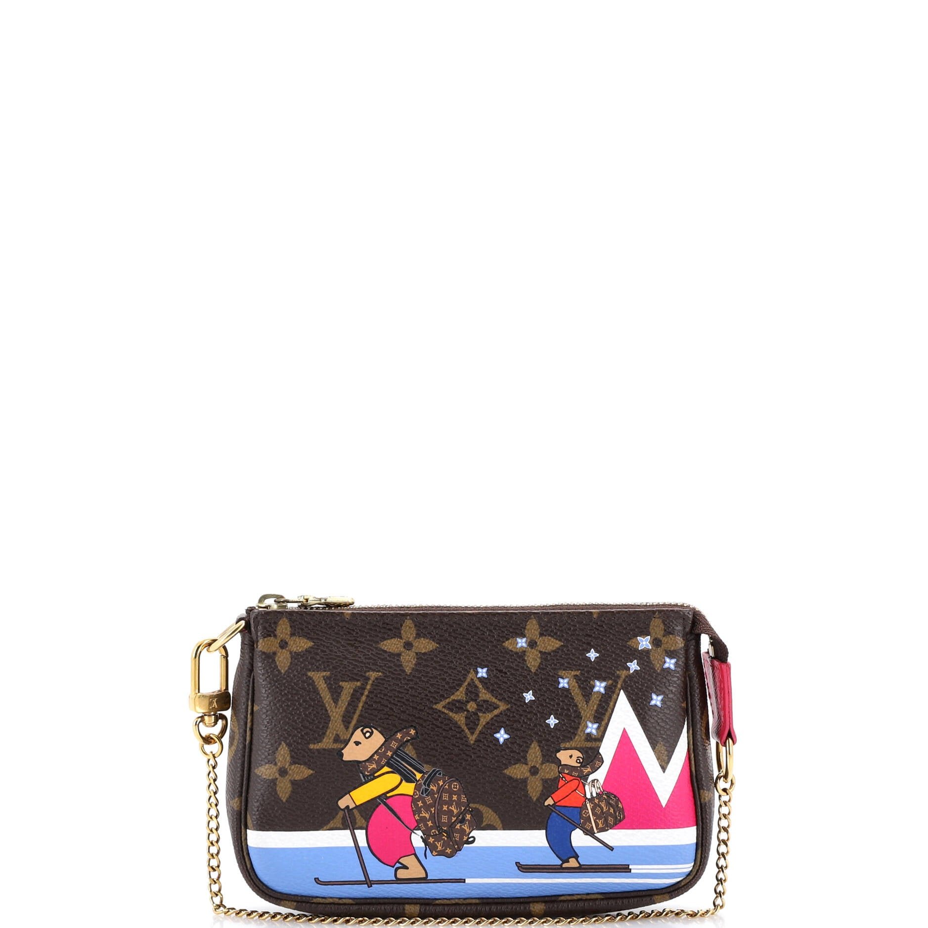 Pochette Accessoires Limited Edition Christmas Animation Monogram Canvas Mini