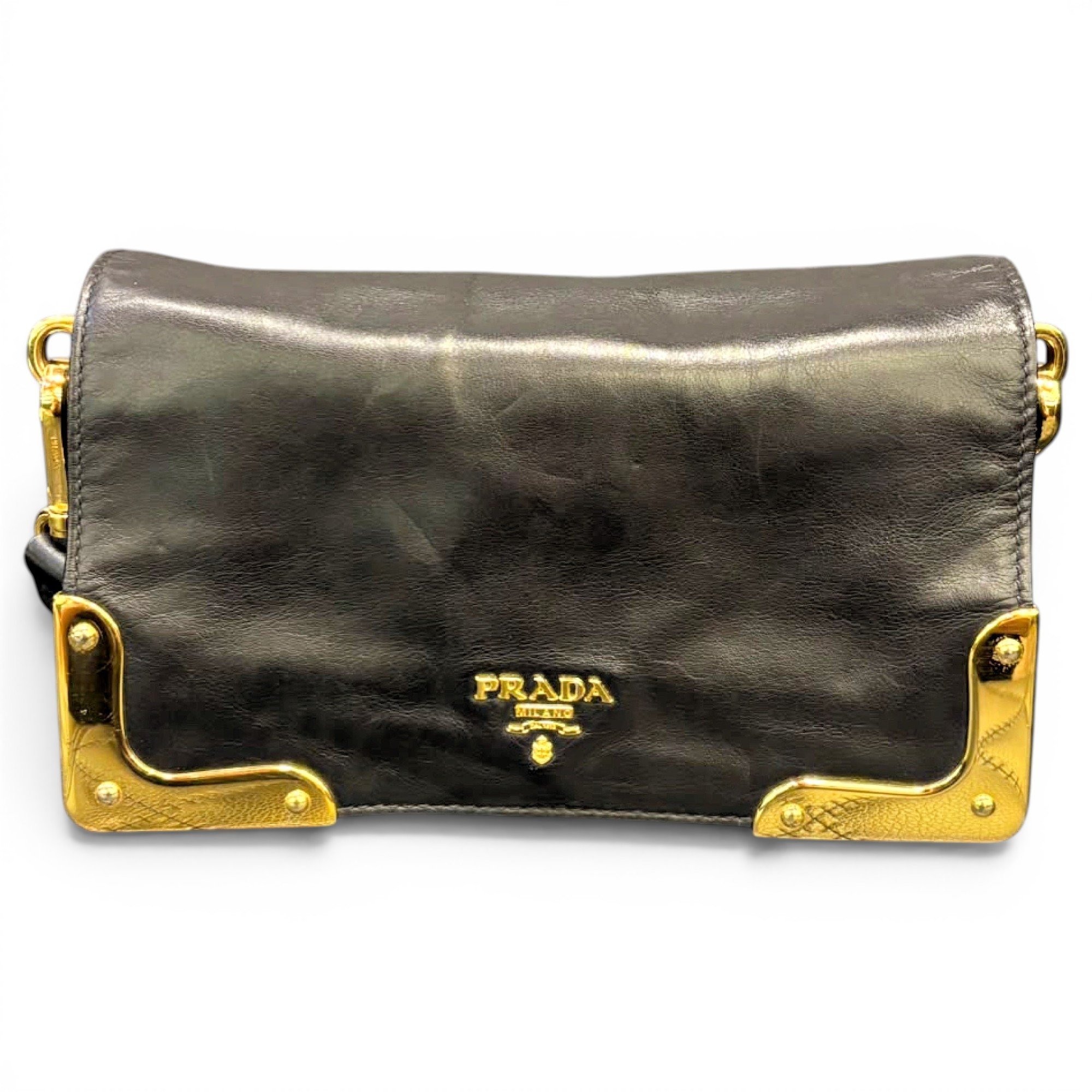 Cahier leather handbag