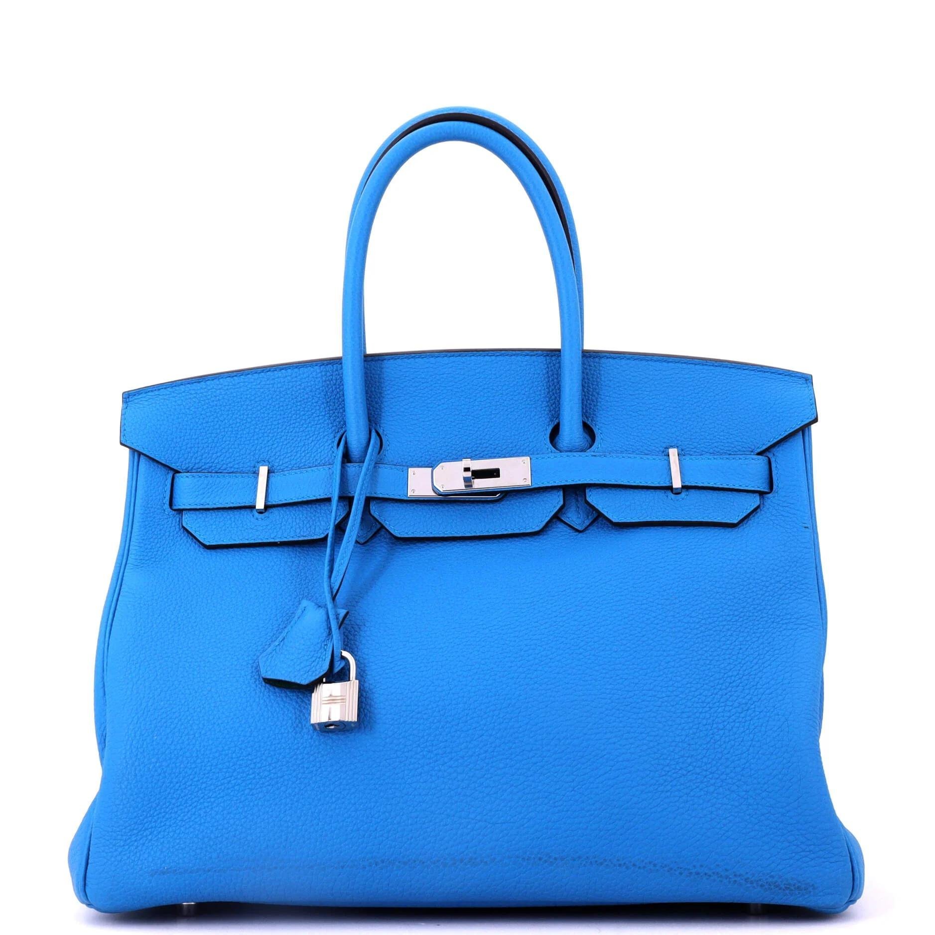 Hermes Birkin 35 Handbag Togo Leather 2016