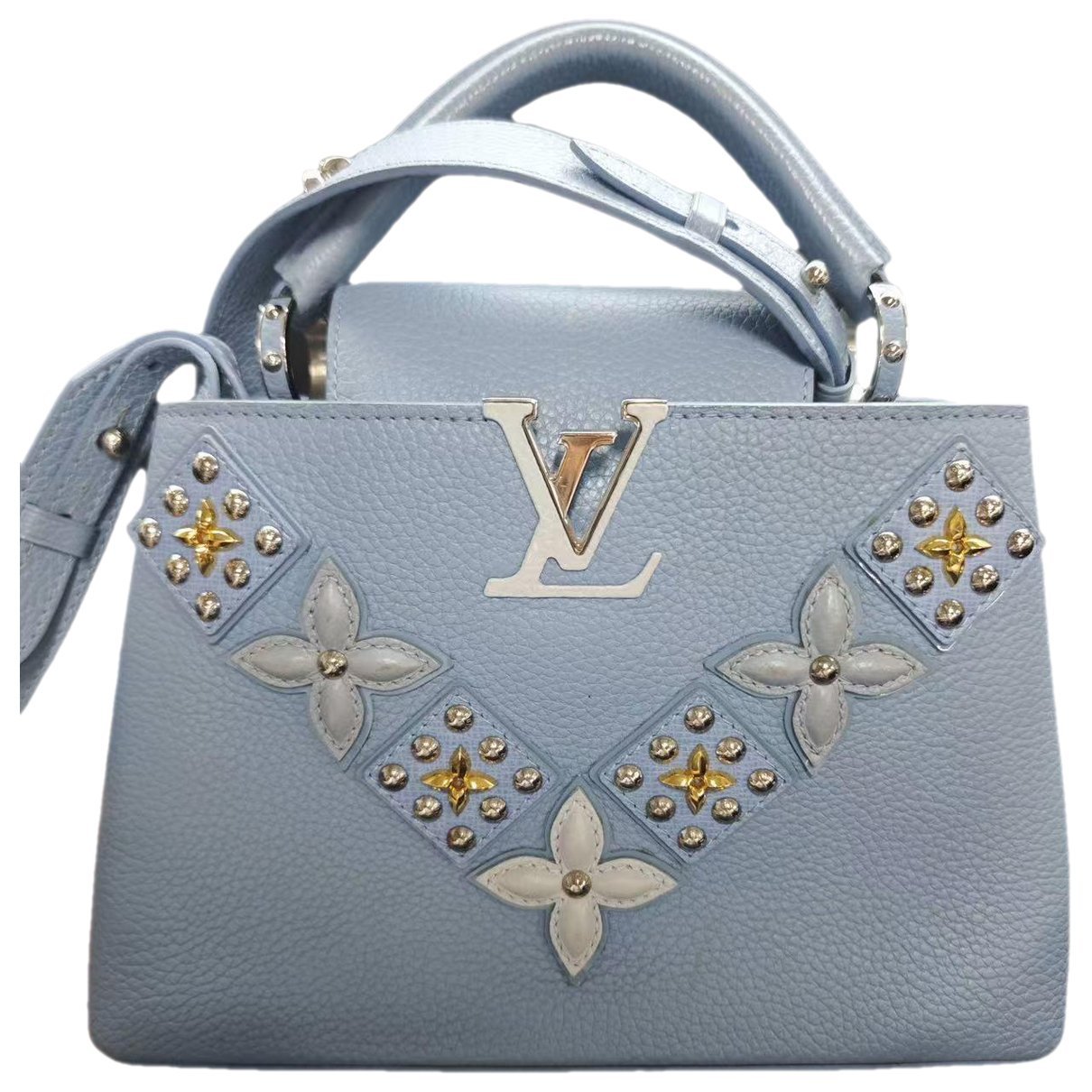 Capucines leather handbag