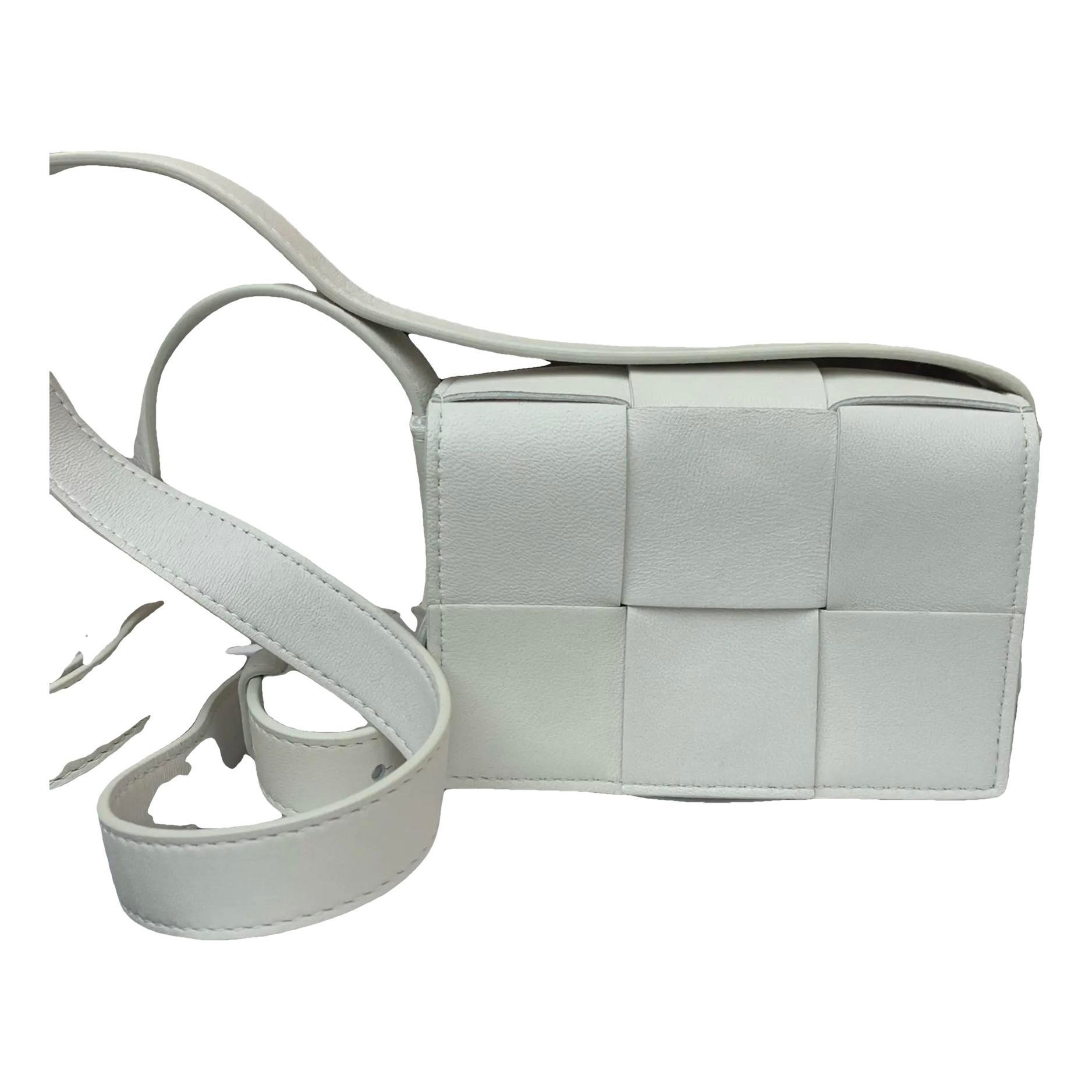 Cassette leather handbag