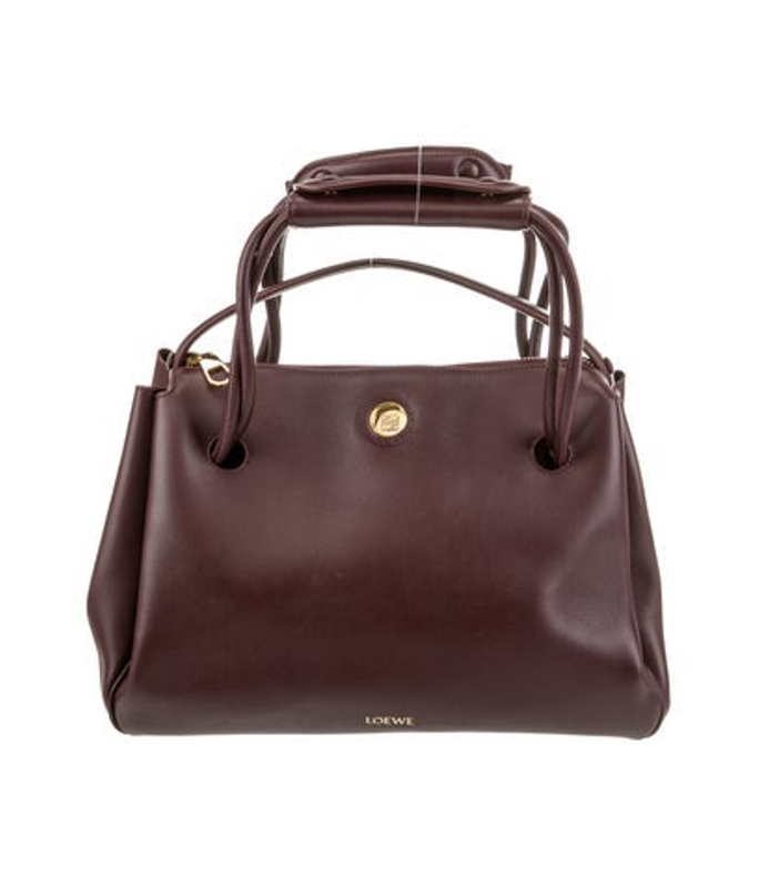 Loewe Leather Top Handle Bag Medium 2025