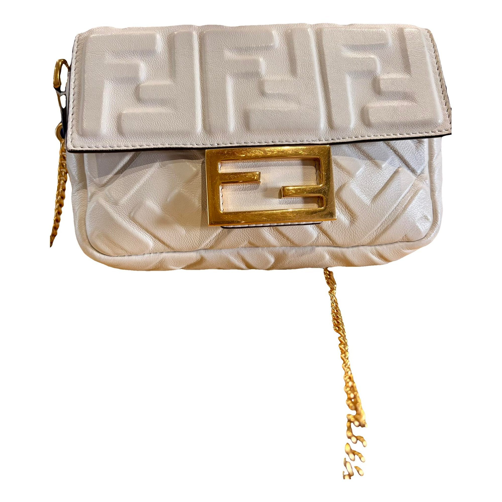 Baguette leather handbag