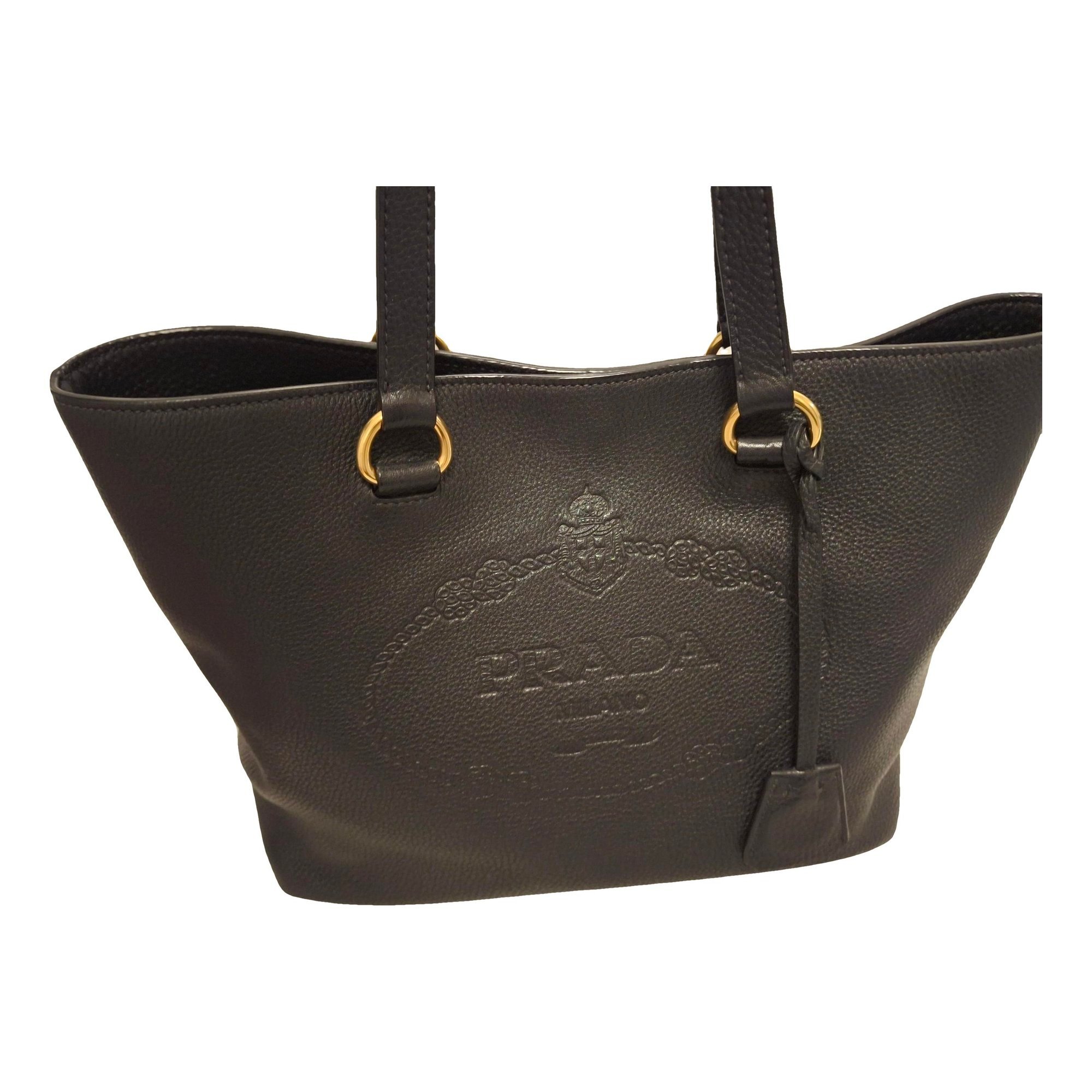 Leather tote