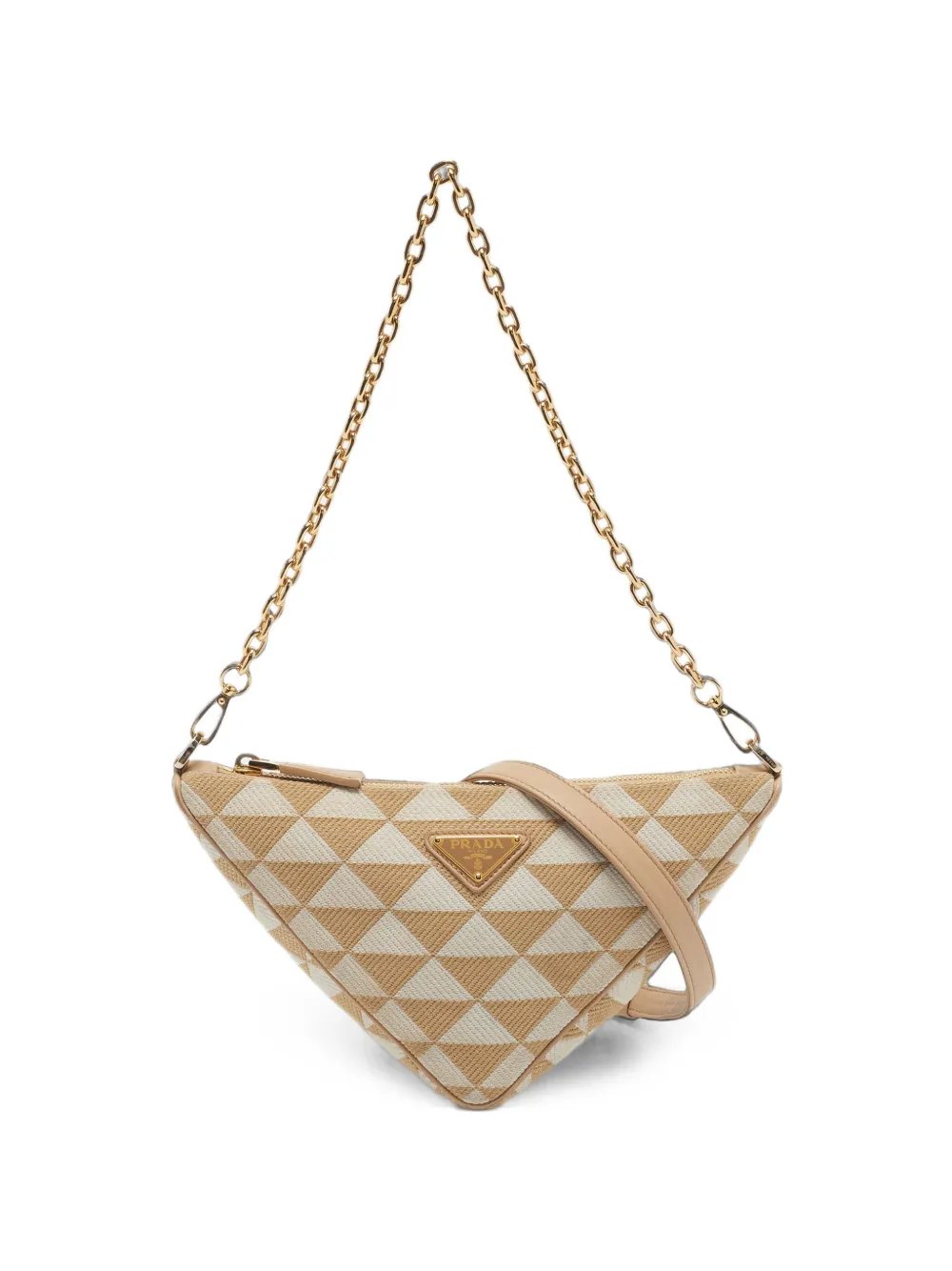 Triangle Symbole logo-plaque shoulder bag