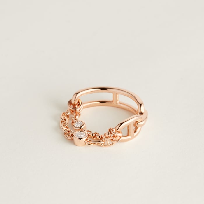Sans Coloris Chaine d'Ancre Chaos Ring, Small Model