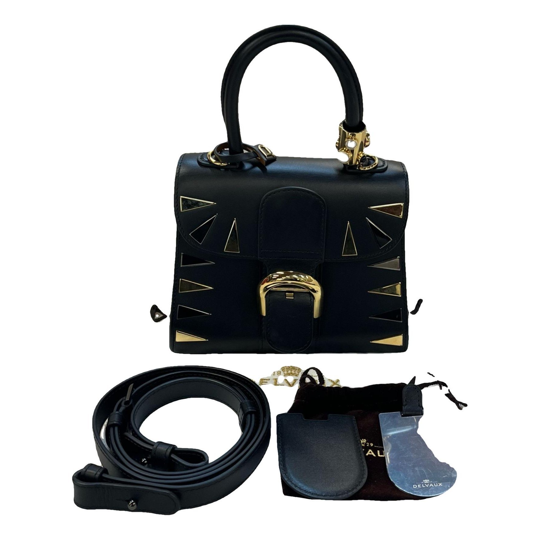 Brillant leather handbag