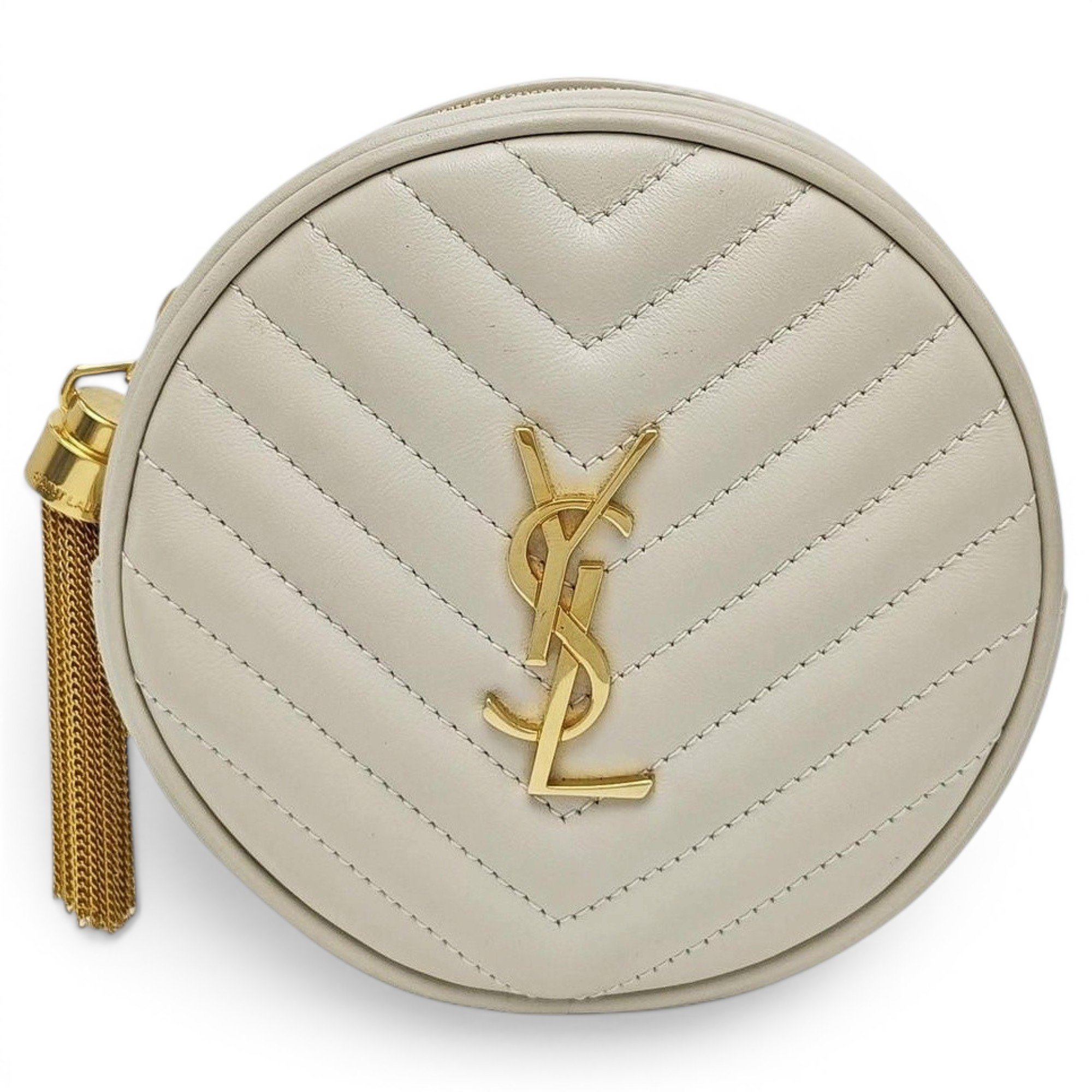Vinyle leather handbag